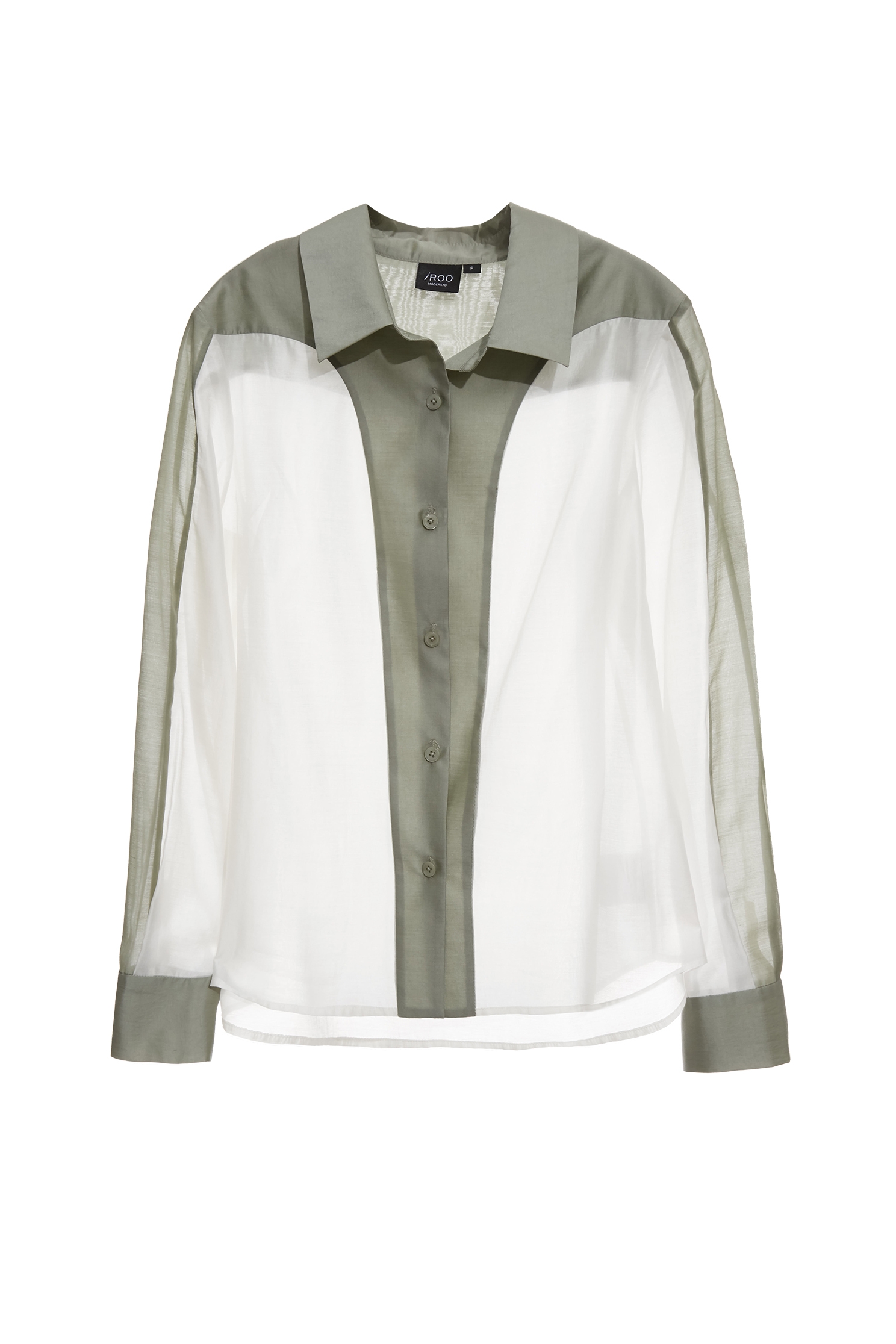 海帶綠撞色拼接上衣海帶綠撞色拼接上衣,上班OL穿搭,上衣,秋冬穿搭,襯衫