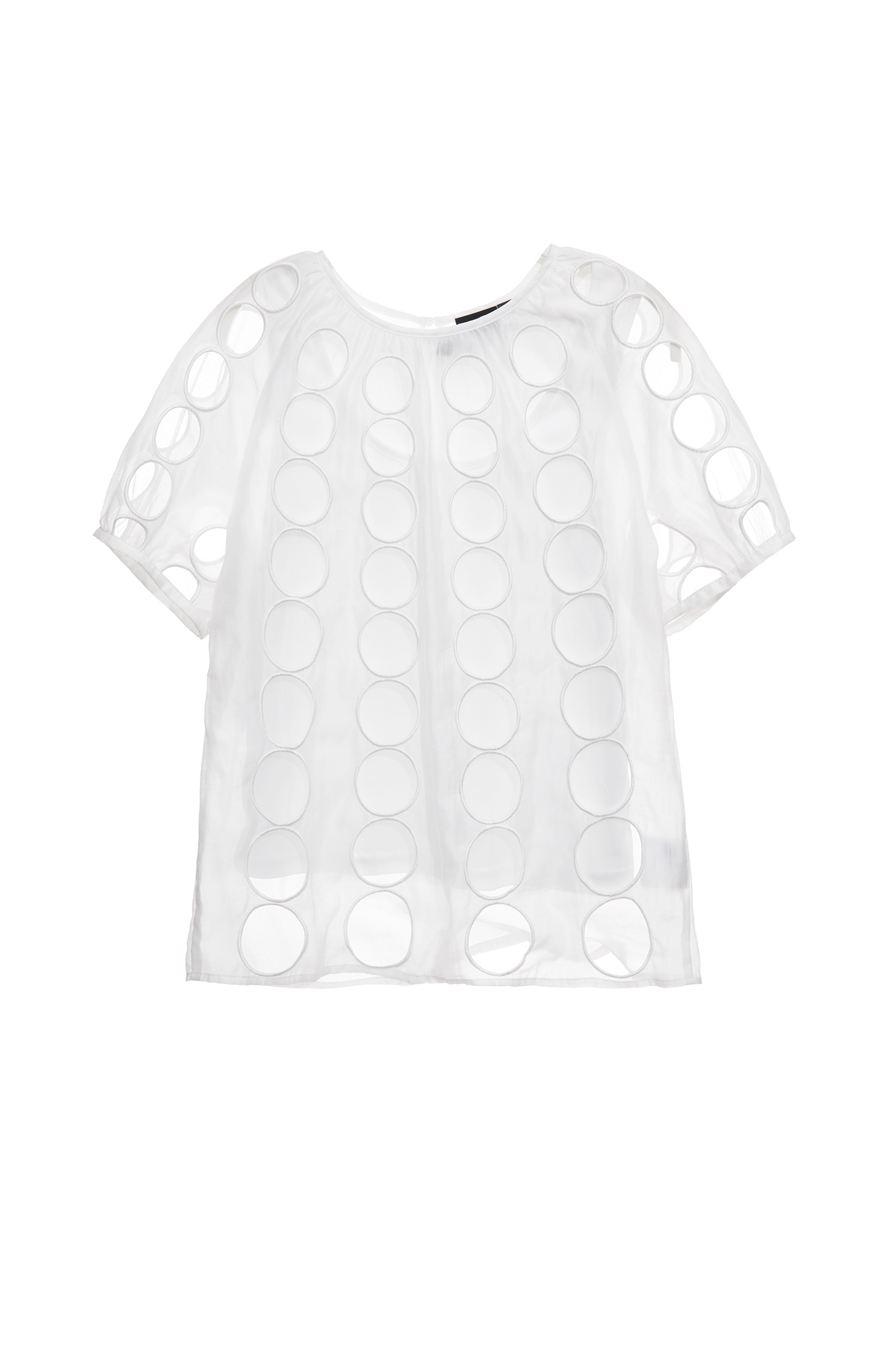 漸層簍空點點刺繡上衣漸層簍空點點刺繡上衣,上衣,內搭上衣,刺繡,波點,珍珠,秋冬穿搭,約會特輯,繡花上衣,輕奢度假,輕奢渡假