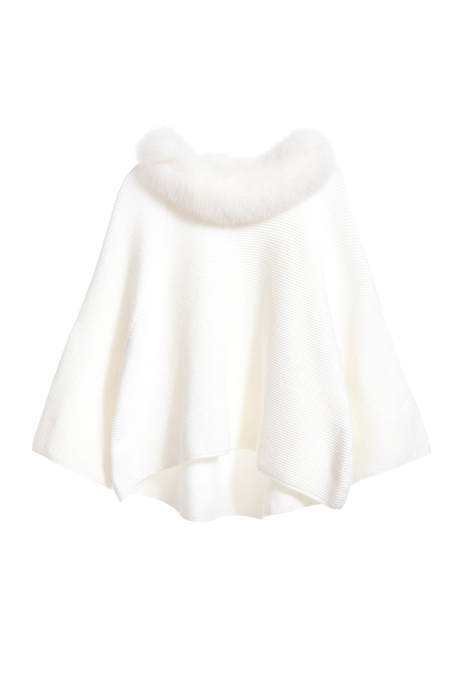 The top with fluff on collar,top,whitetop,knittedtop,longsleevetop
