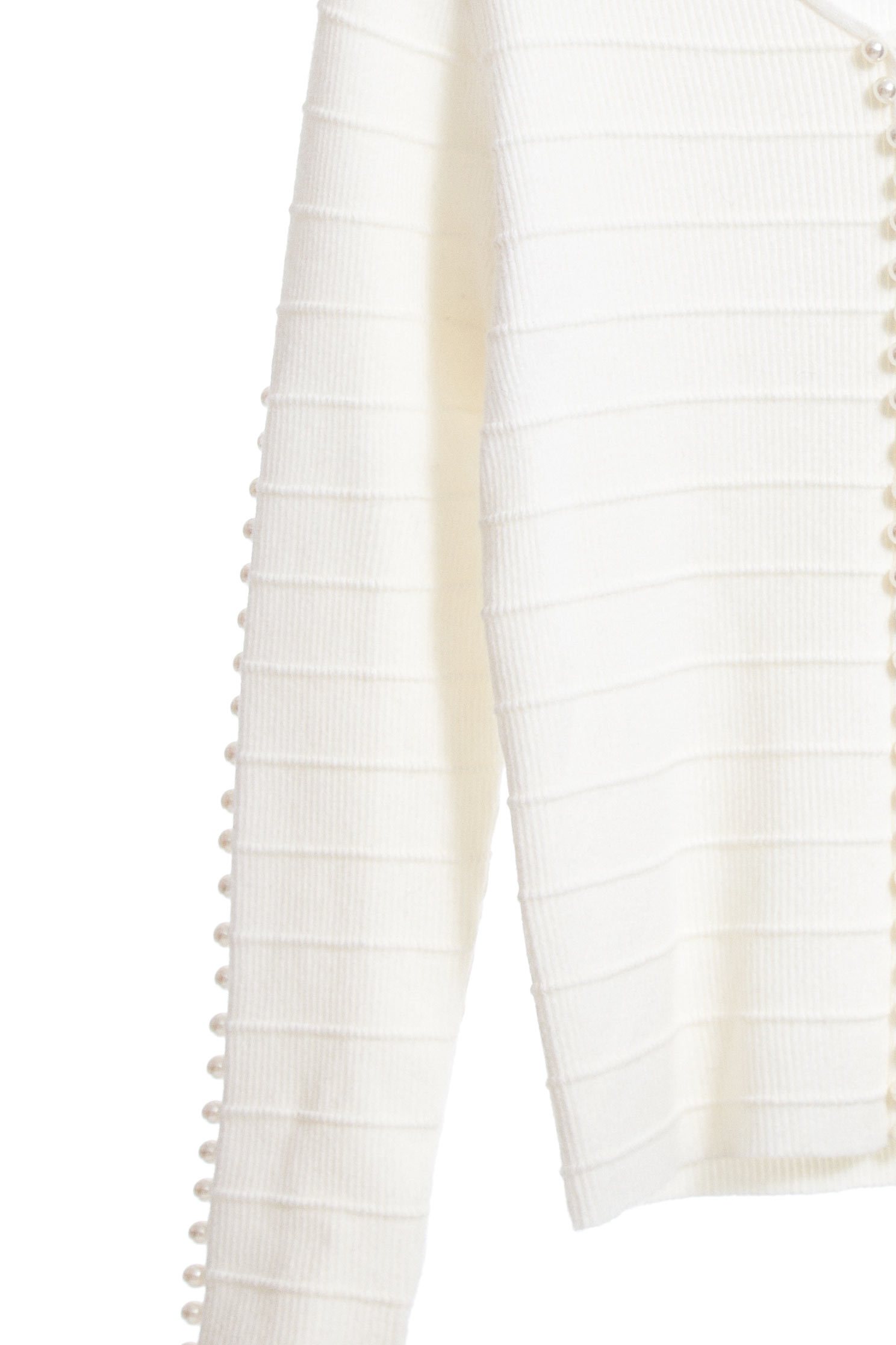 Stereoscopic crease top,top,whitetop,knittedtop,longsleevetop