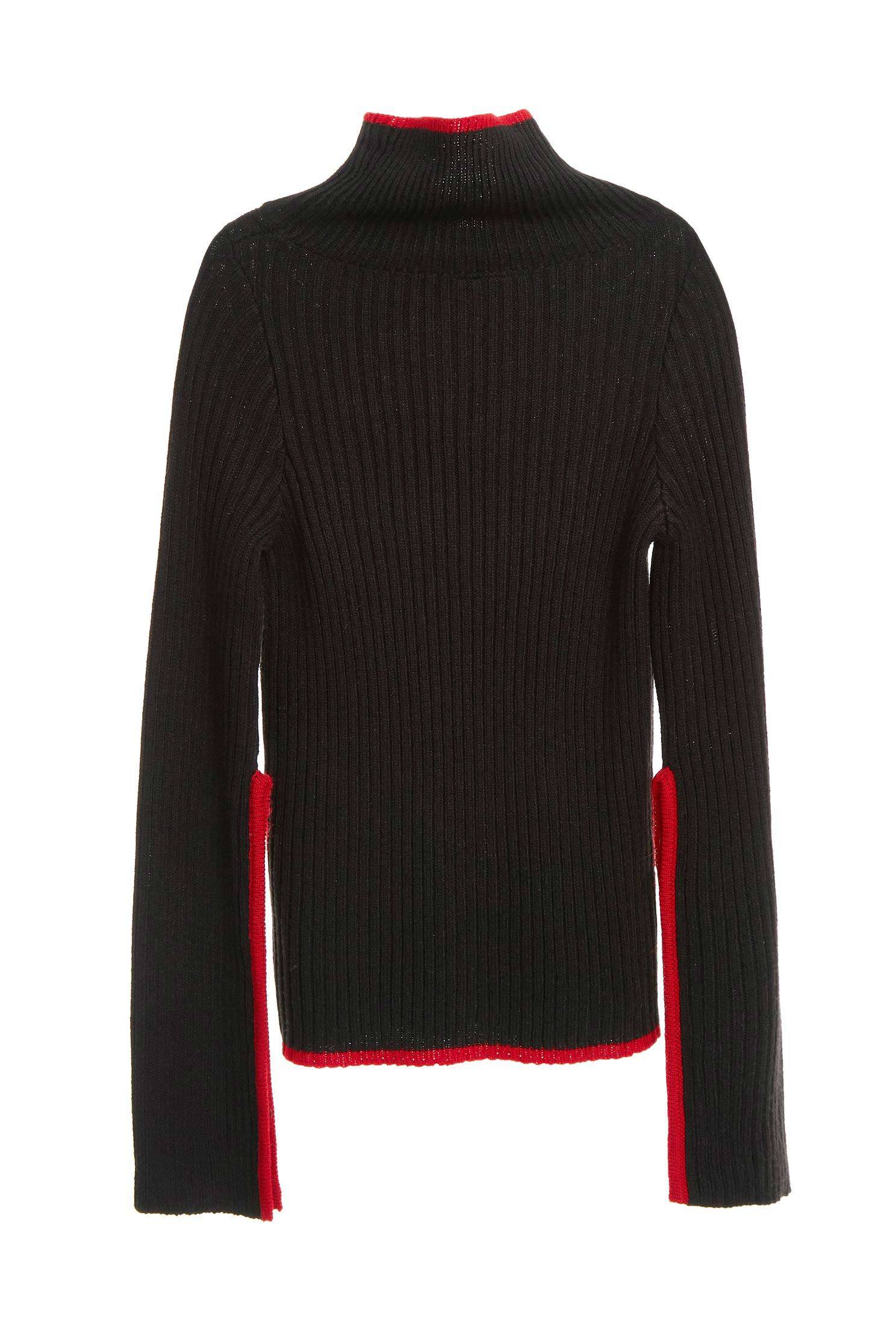 High-necked croisser knitwear,newyearred,knitting,knittedtop,knittedtop,longsleevetop,turtlenecktop,blacktop