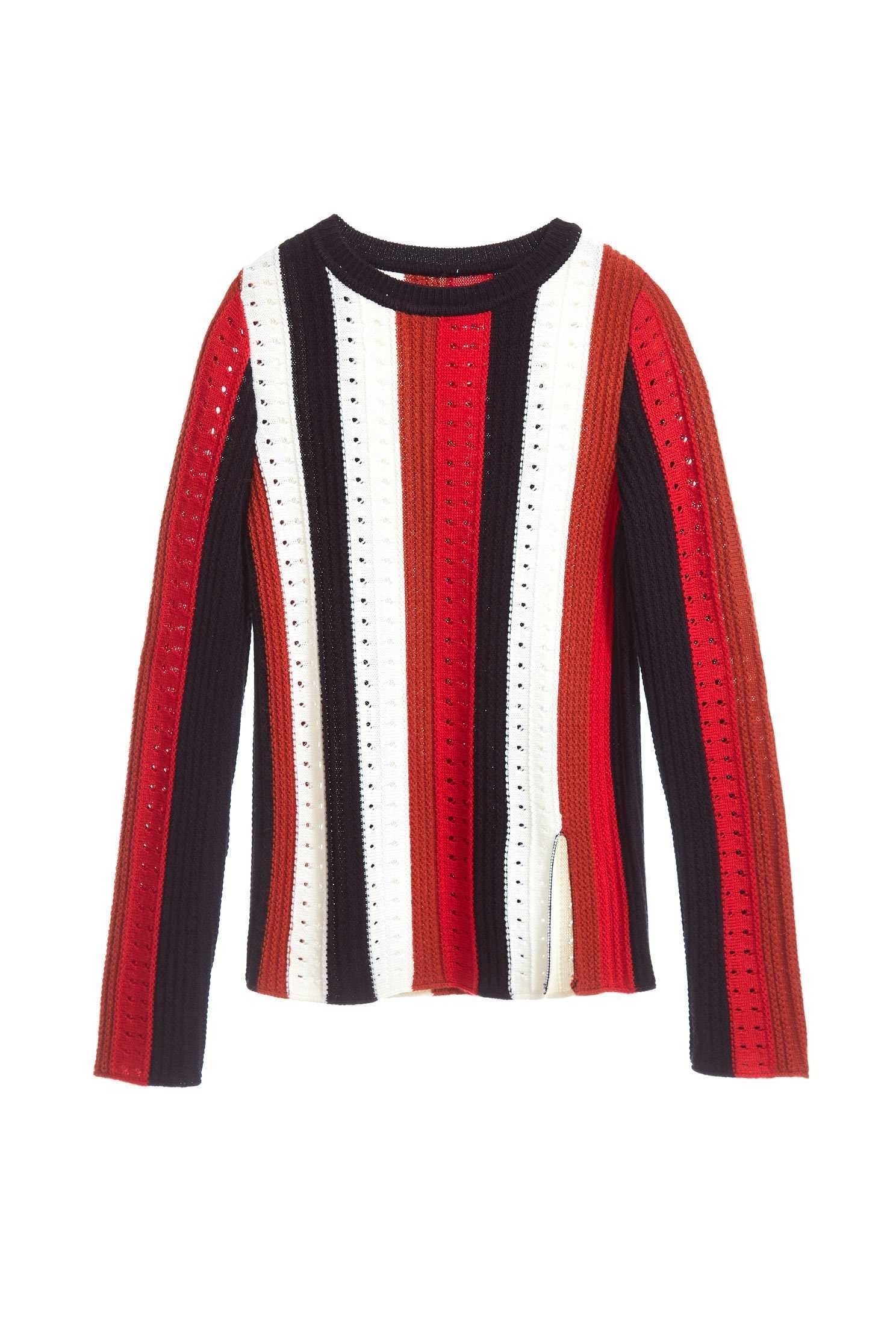 Color matching classic fashion top,top,knitting,knittedtop,knittedtop,longsleevetop