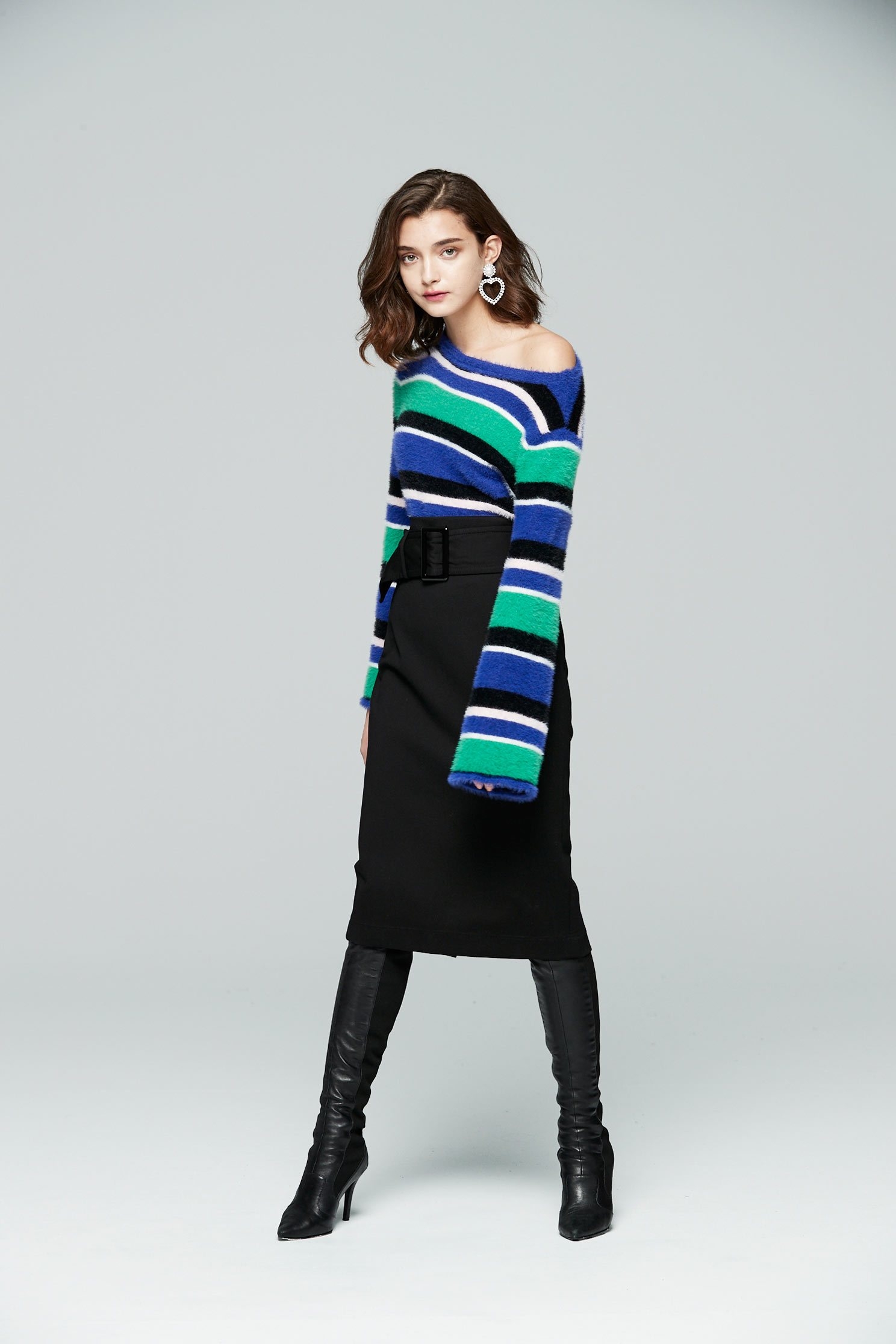 soft striped knit sweater,blouse,knitting,knittedtop,knittedtop,longsleevetop