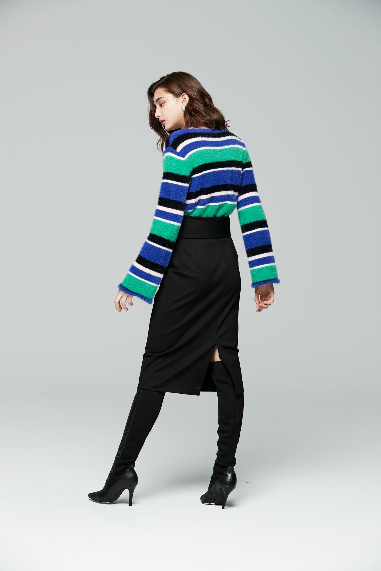 soft striped knit sweater,blouse,knitting,knittedtop,knittedtop,longsleevetop