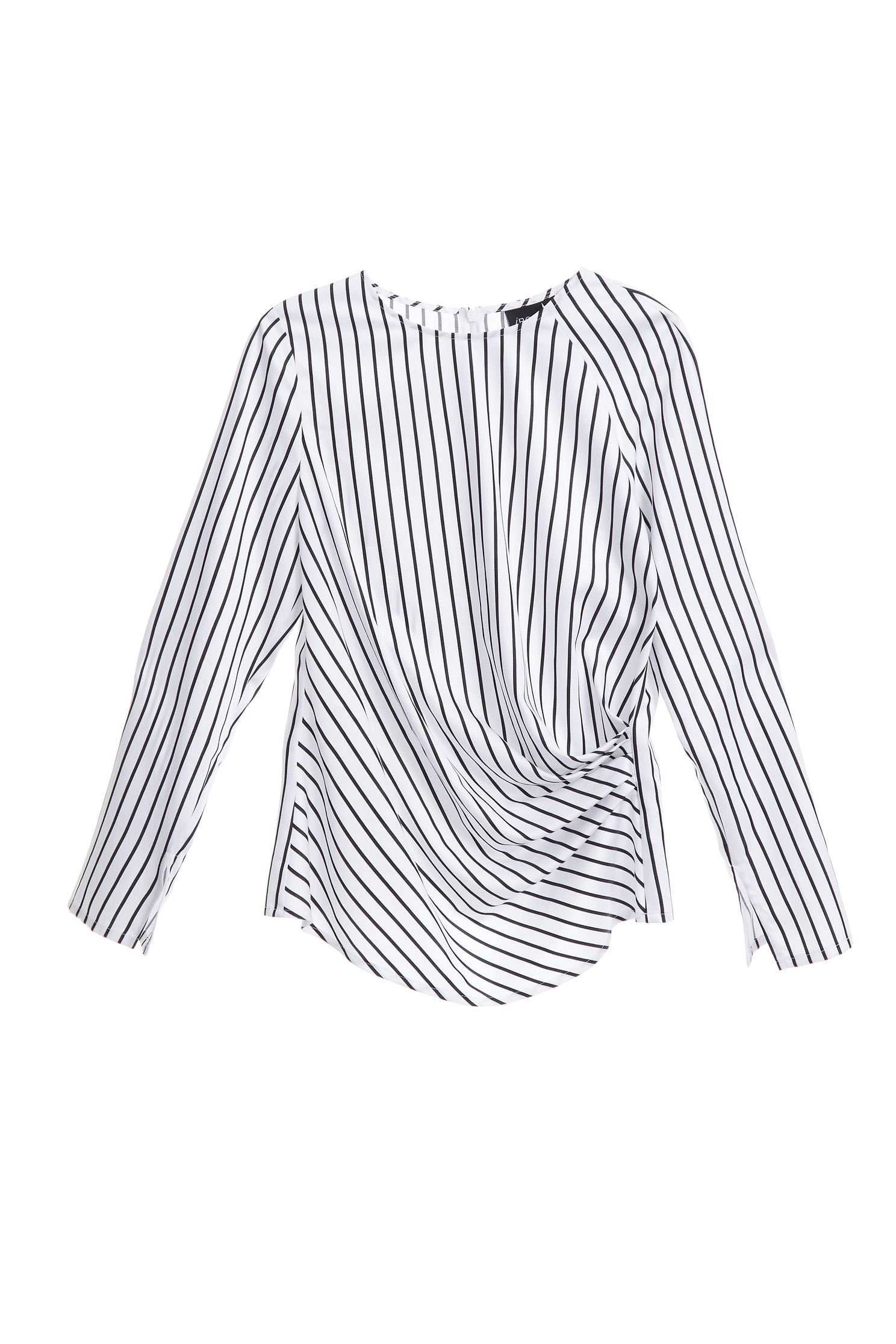 Round neck design top,Top,長袖上衣