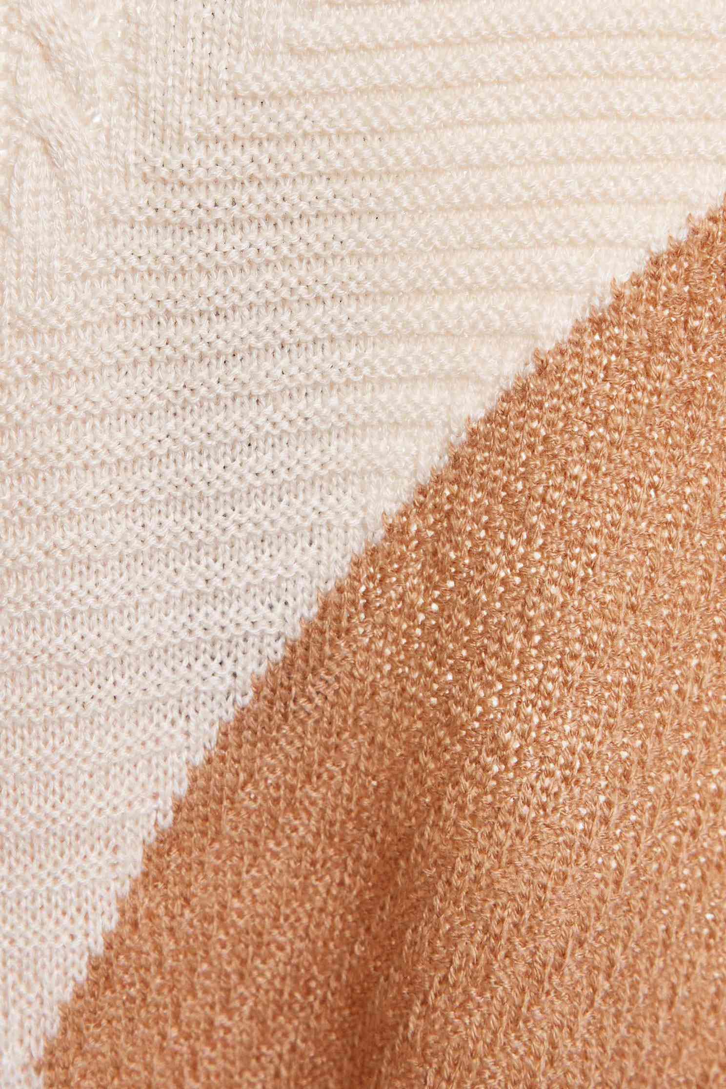 Khaki lump knitted top,Top,knitting,Knitted top,Knitted Top,長袖上衣