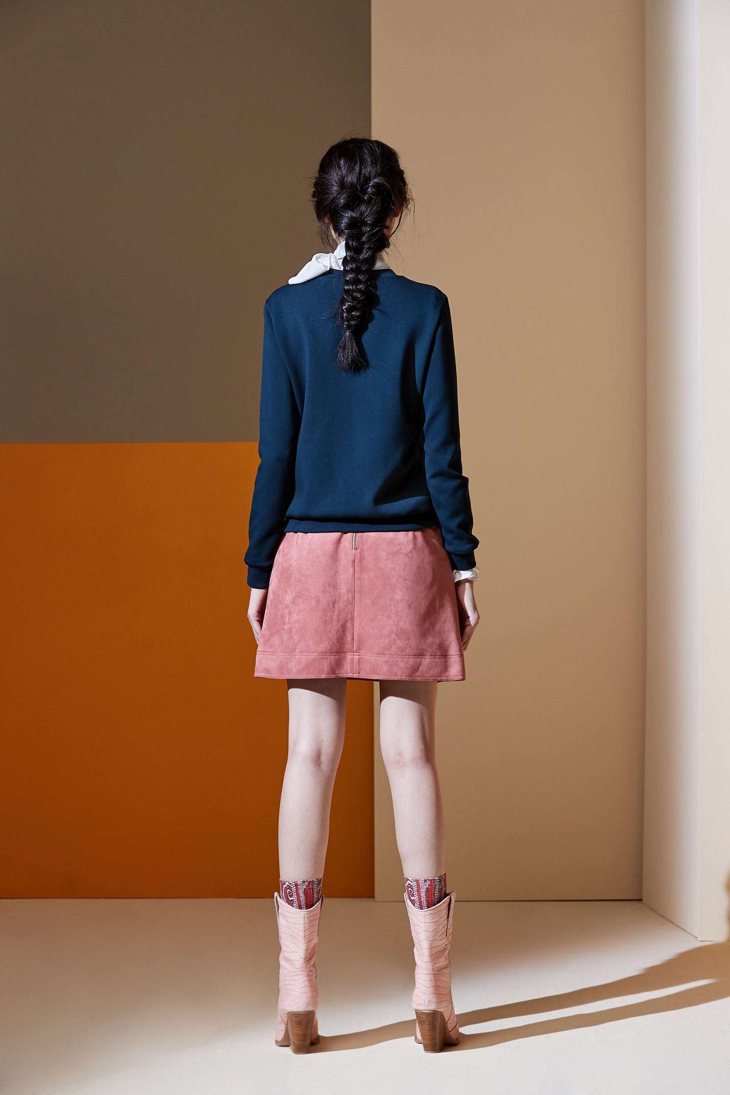 Ink green children's fun embroidered clothing,Top,embroidery,刺繡上衣,embroidered,繡花上衣,長袖上衣