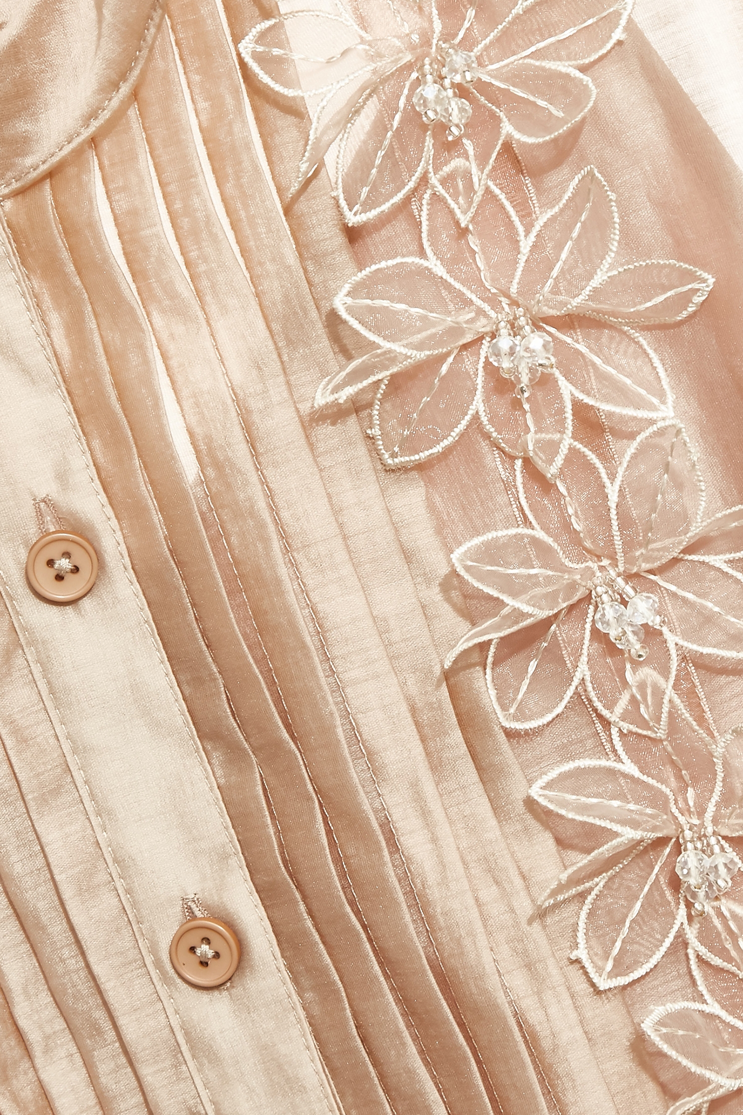 高領荷葉花卉蕾絲襯衫高領荷葉花卉蕾絲襯衫,上衣,人氣商品,秋冬穿搭,花花世界,荷葉,蕾絲,蕾絲上衣,襯衫