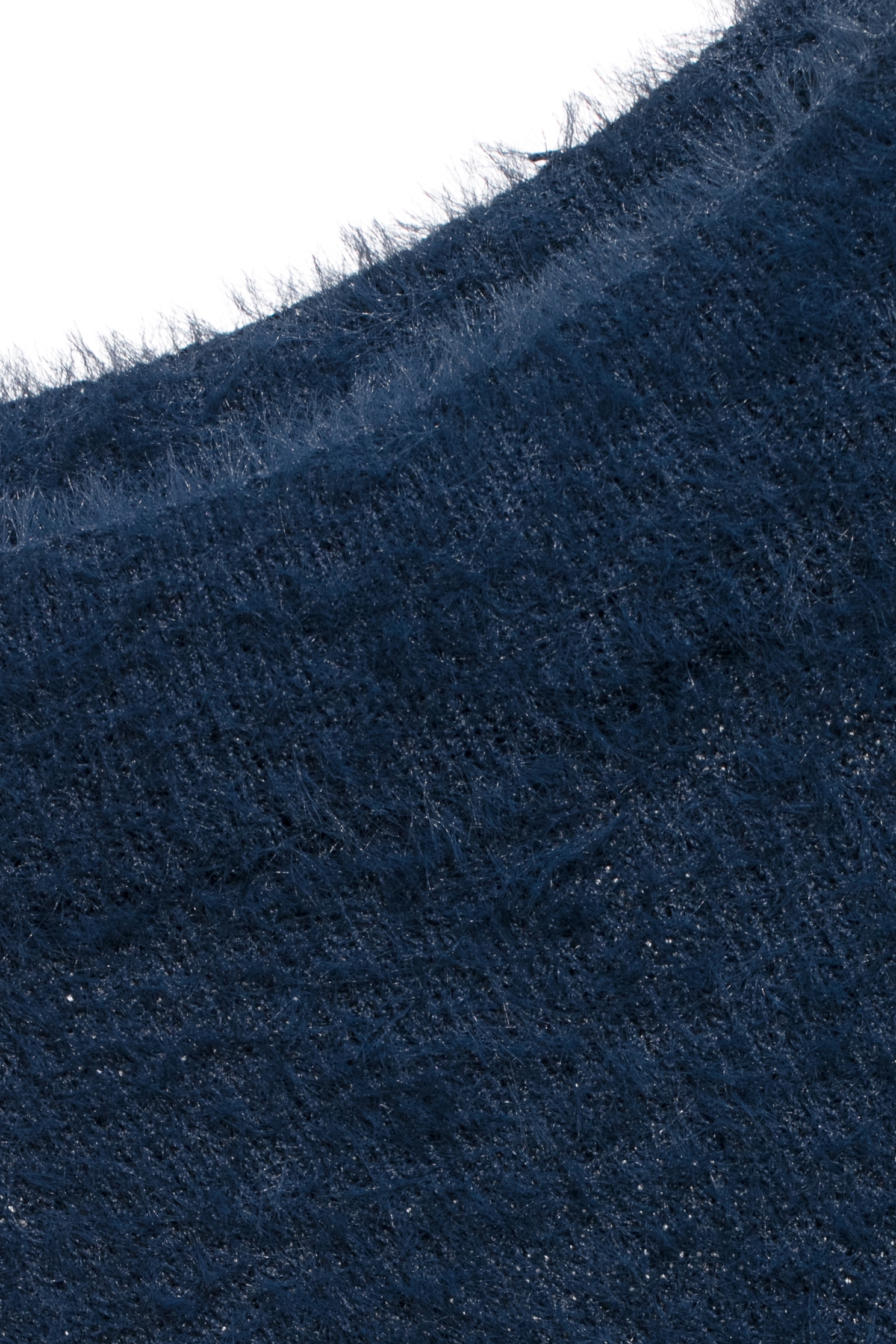 優雅午夜藍異材質針織上衣優雅午夜藍異材質針織上衣,上衣,秋冬穿搭,針織,針織衫