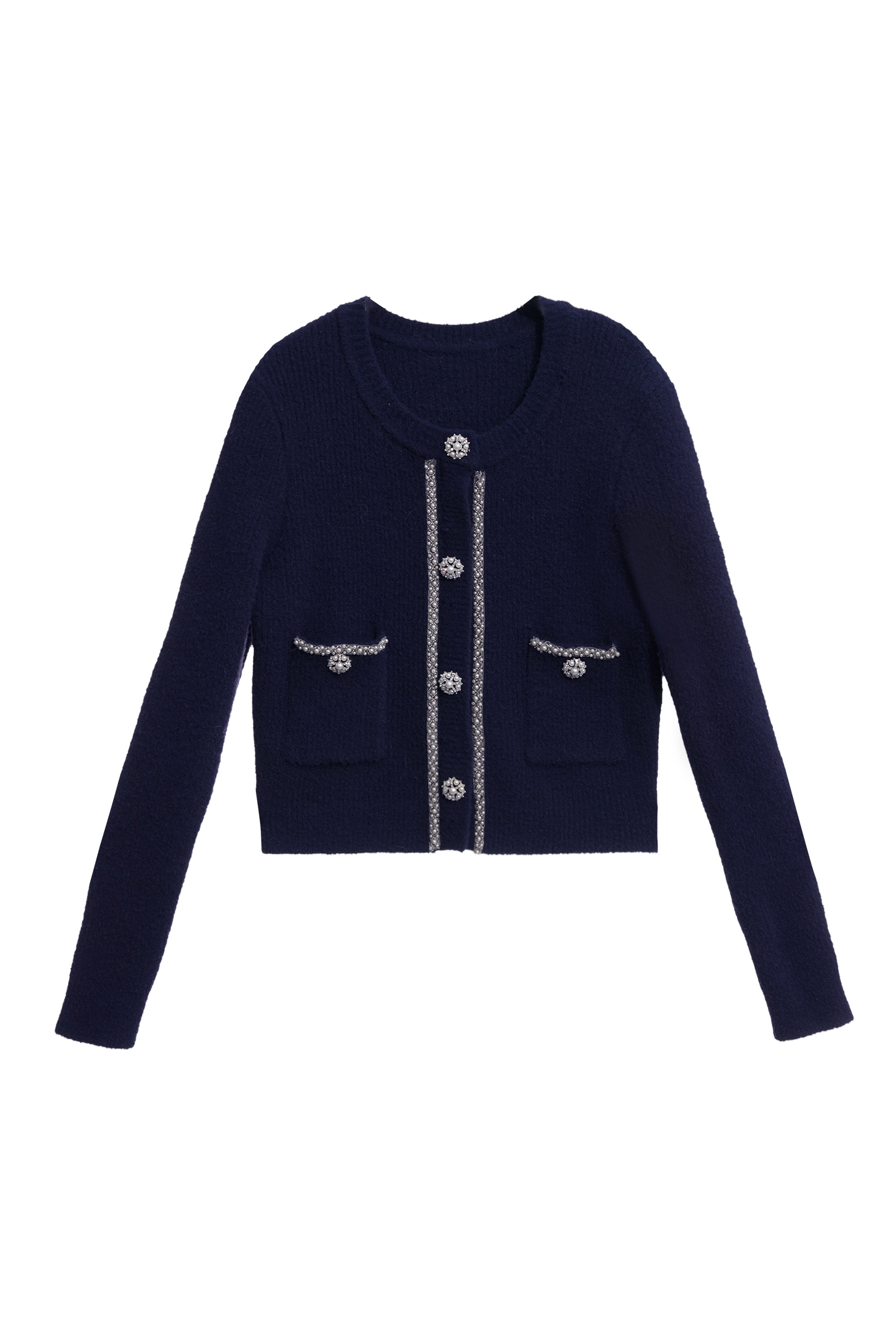 小香風鑲邊針織上衣小香風鑲邊針織上衣,上衣,小香風,毛呢花呢,秋冬穿搭,針織,針織衫