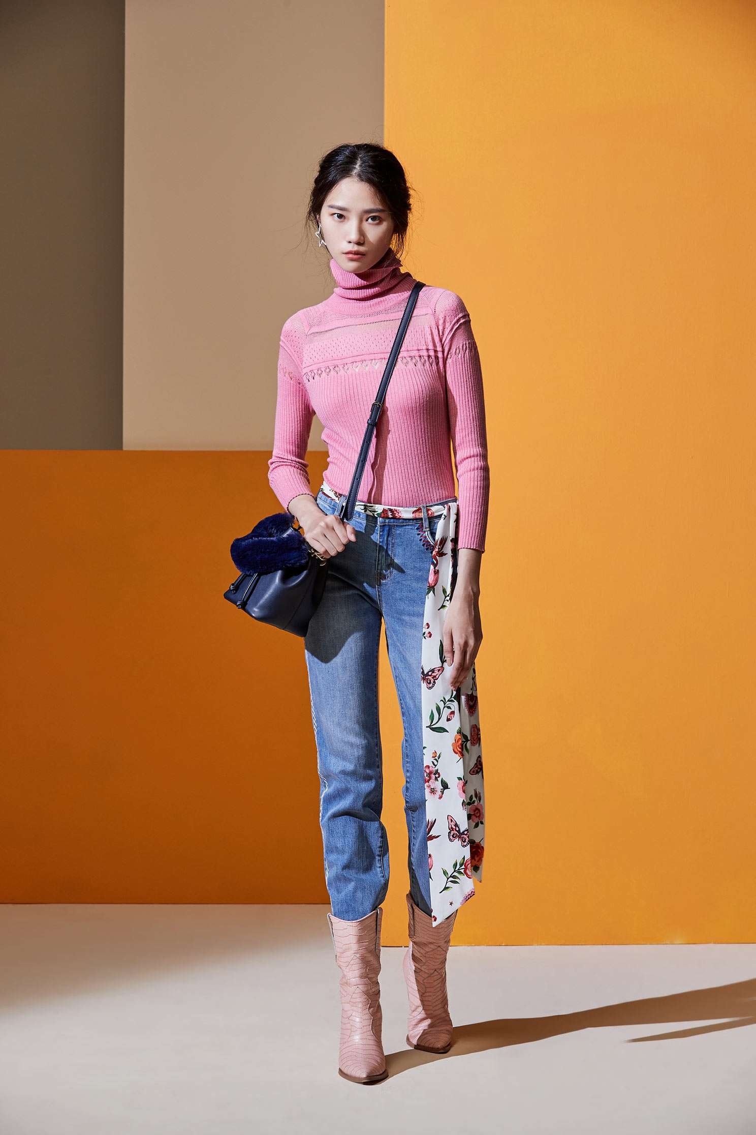 Smoked pink geometry hollow knitwear,top,croptop,knitting,knittedtop,knittedtop