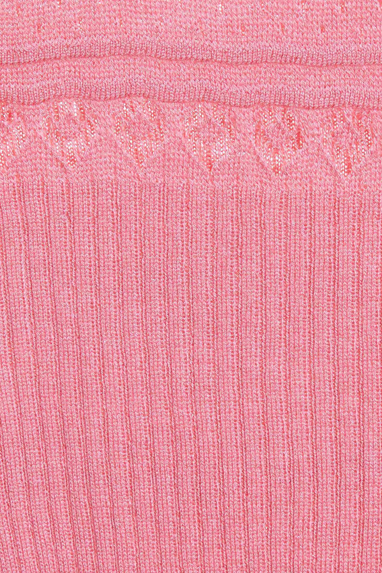Smoked pink geometry hollow knitwear,top,croptop,knitting,knittedtop,knittedtop