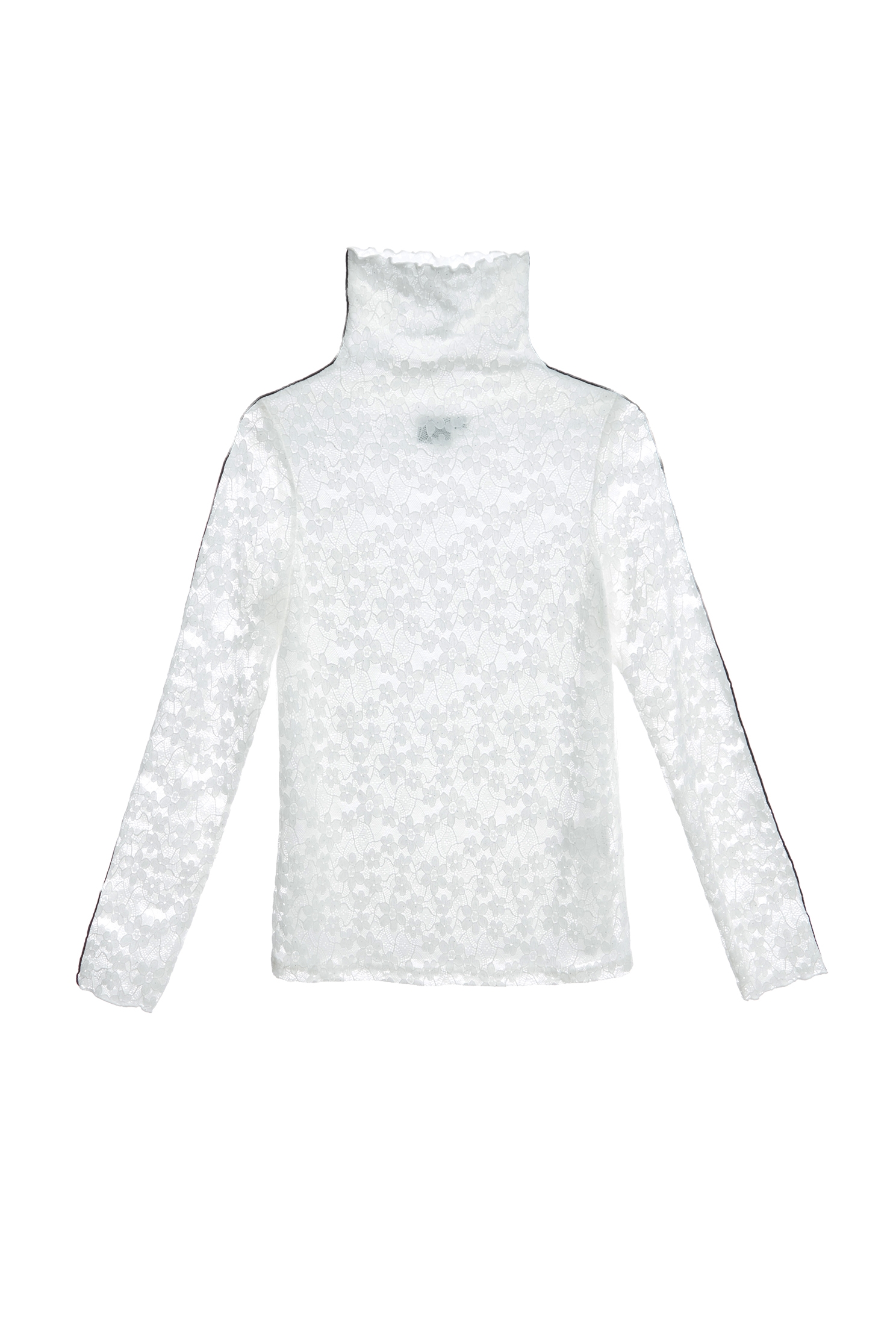 花卉蕾絲崁色邊上衣花卉蕾絲崁色邊上衣,上衣,內搭上衣,秋冬穿搭,花花世界,蕾絲,蕾絲上衣