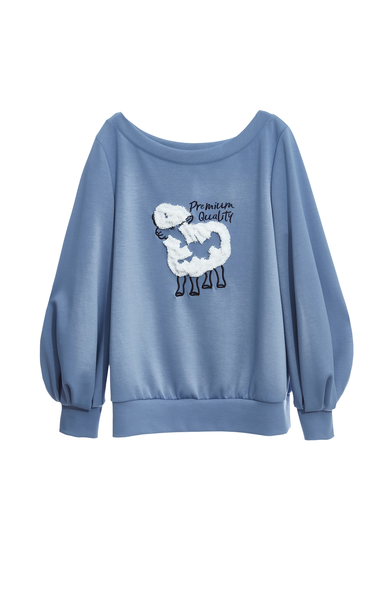 綴小綿羊刺繡上衣綴小綿羊刺繡上衣,上衣,人氣商品,刺繡,秋冬穿搭