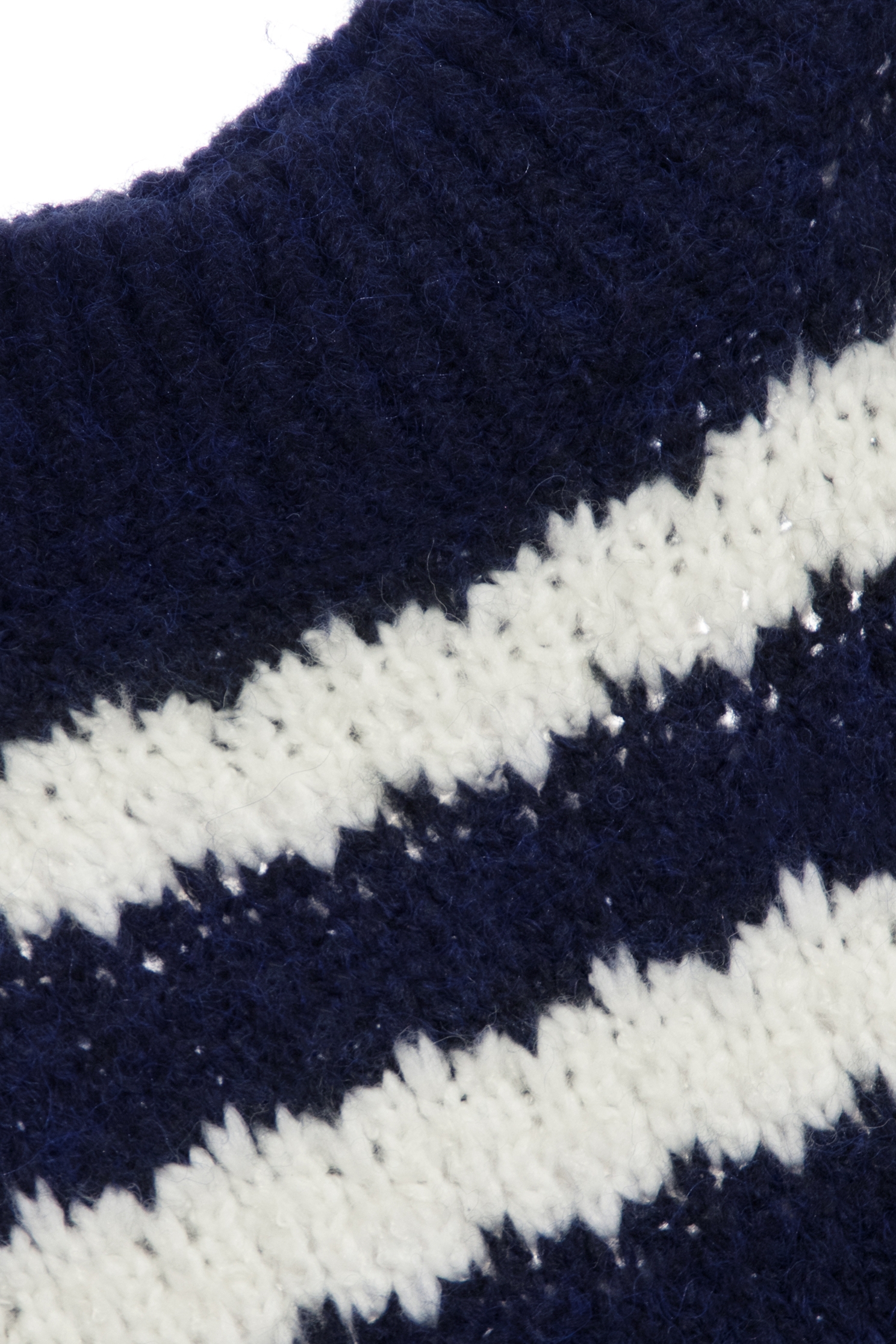 午夜藍拼色波紋針織上衣午夜藍拼色波紋針織上衣,上衣,人氣商品,條紋,秋冬穿搭,針織,針織衫