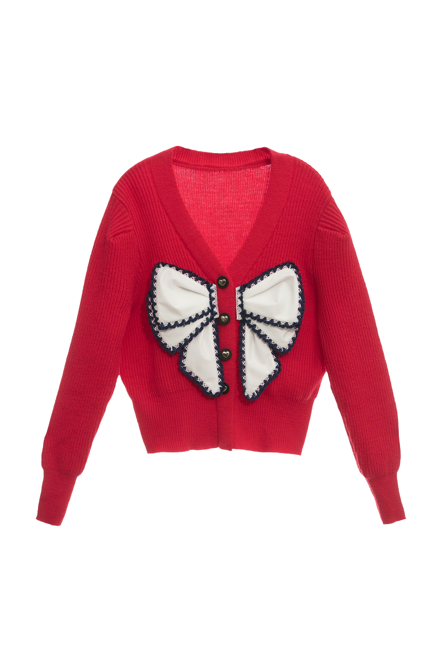 鑲邊蝴蝶結針織上衣鑲邊蝴蝶結針織上衣,上衣,小香風,秋冬穿搭,蝴蝶結,針織,針織衫