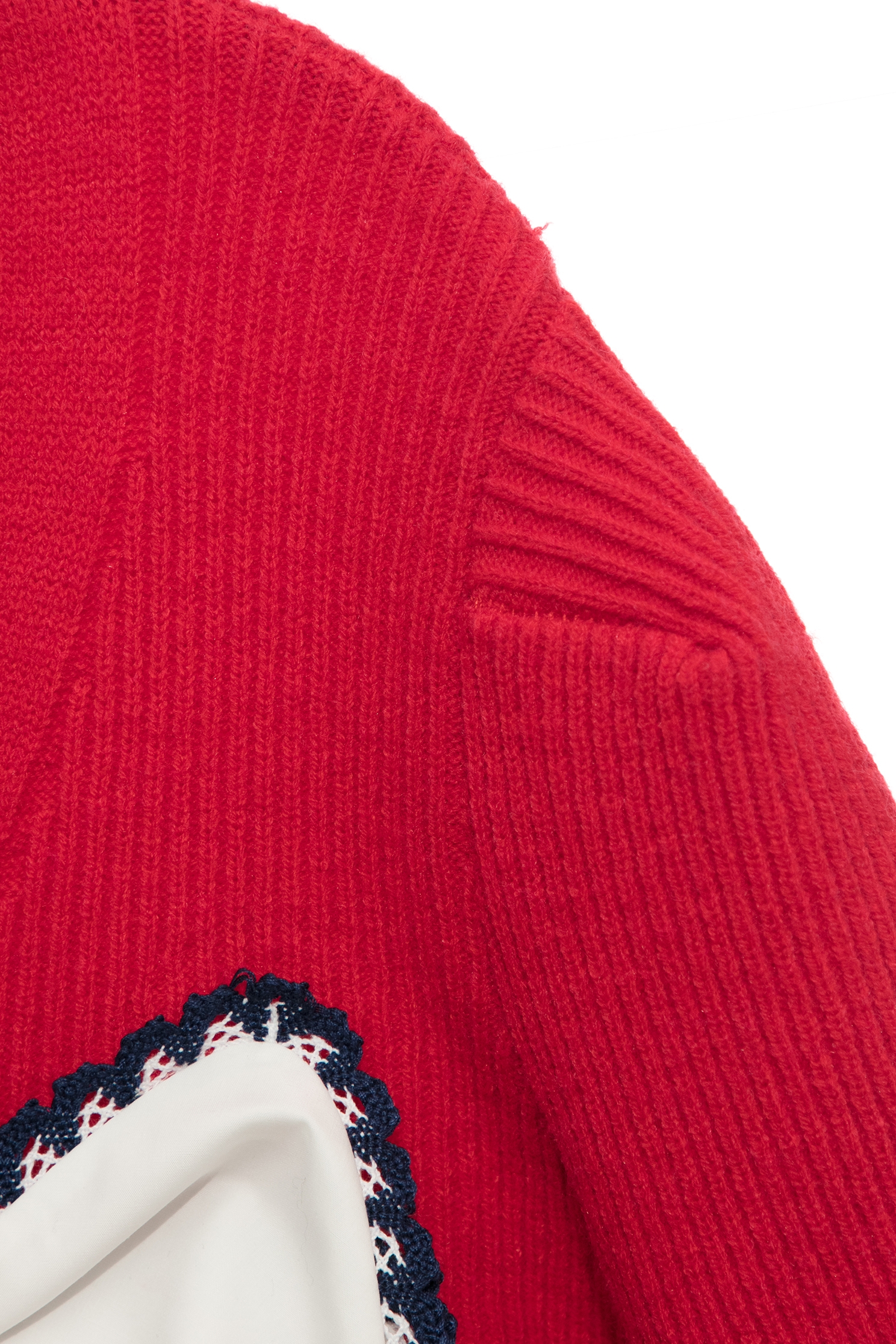 鑲邊蝴蝶結針織上衣鑲邊蝴蝶結針織上衣,上衣,小香風,秋冬穿搭,蝴蝶結,針織,針織衫