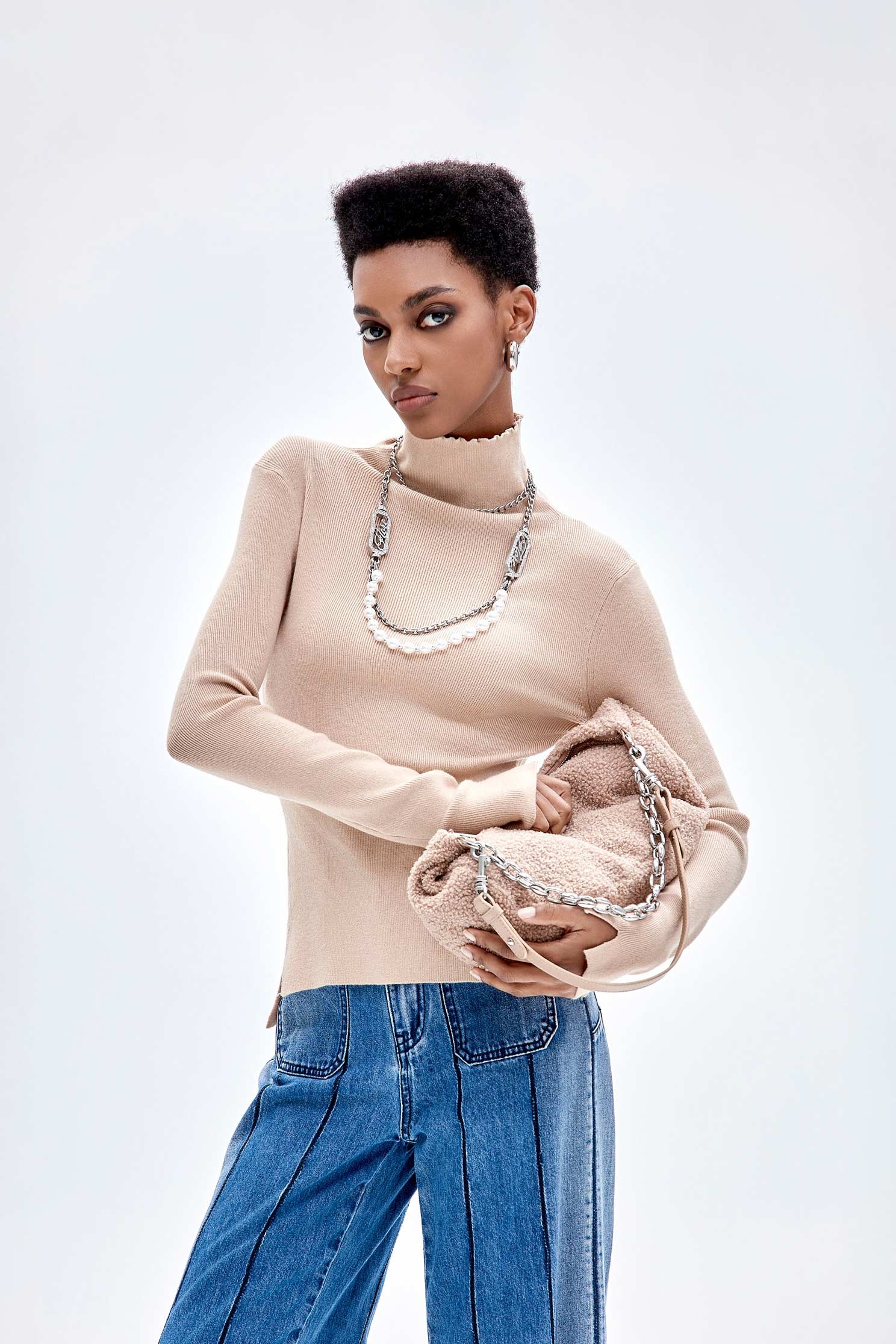 茶漬色保暖針織單品茶漬色保暖針織單品,上衣,內搭上衣,秋冬穿搭,針織,針織衫