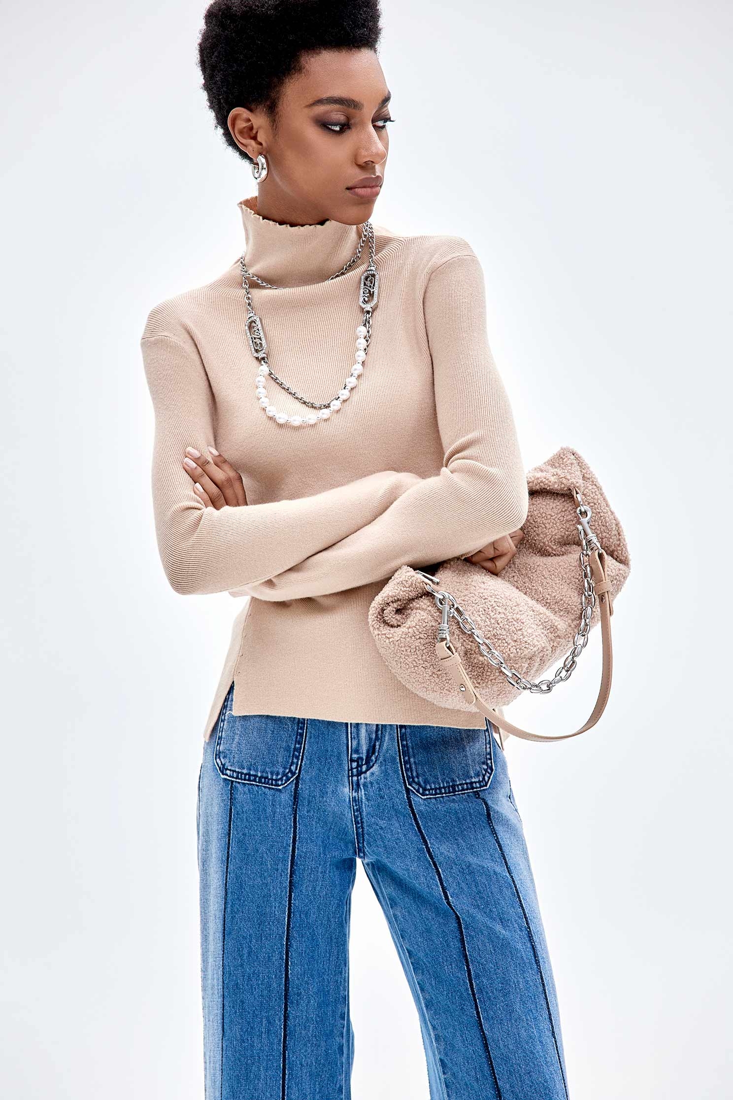 茶漬色保暖針織單品茶漬色保暖針織單品,上衣,內搭上衣,秋冬穿搭,針織,針織衫