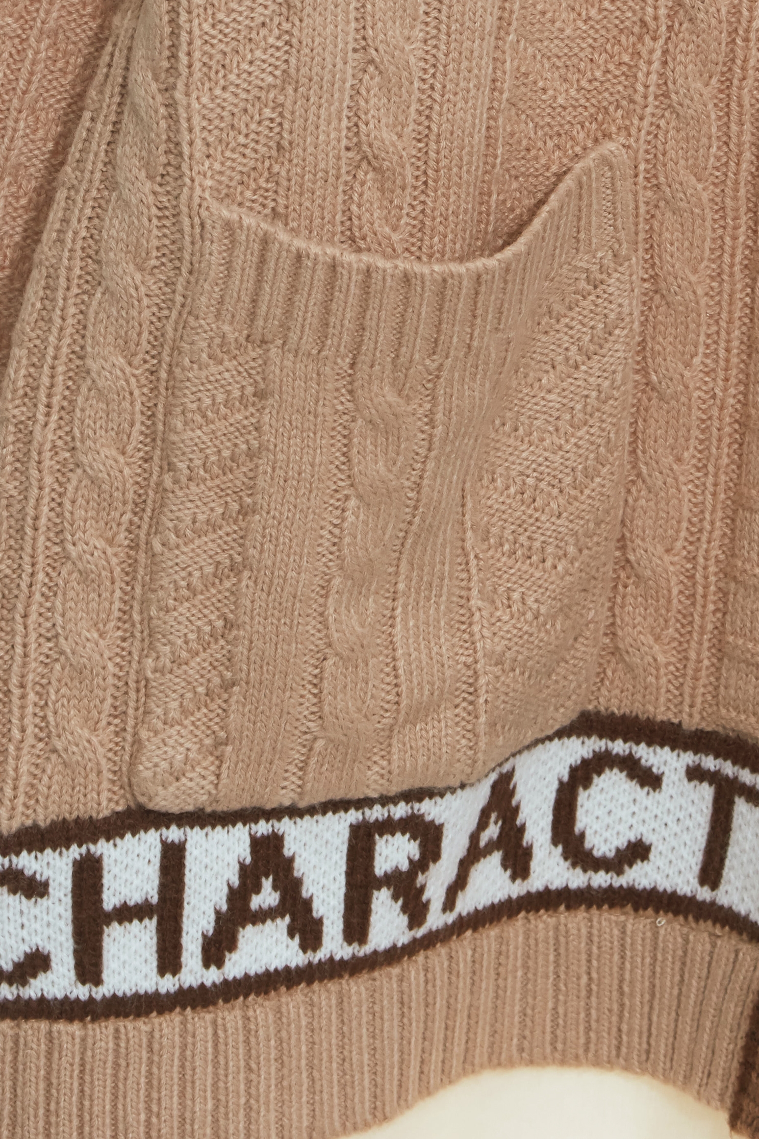 茶漬色假兩件針織外套茶漬色假兩件針織外套,一般外套,上班OL穿搭,上衣,外套,秋冬穿搭,針織,針織衫