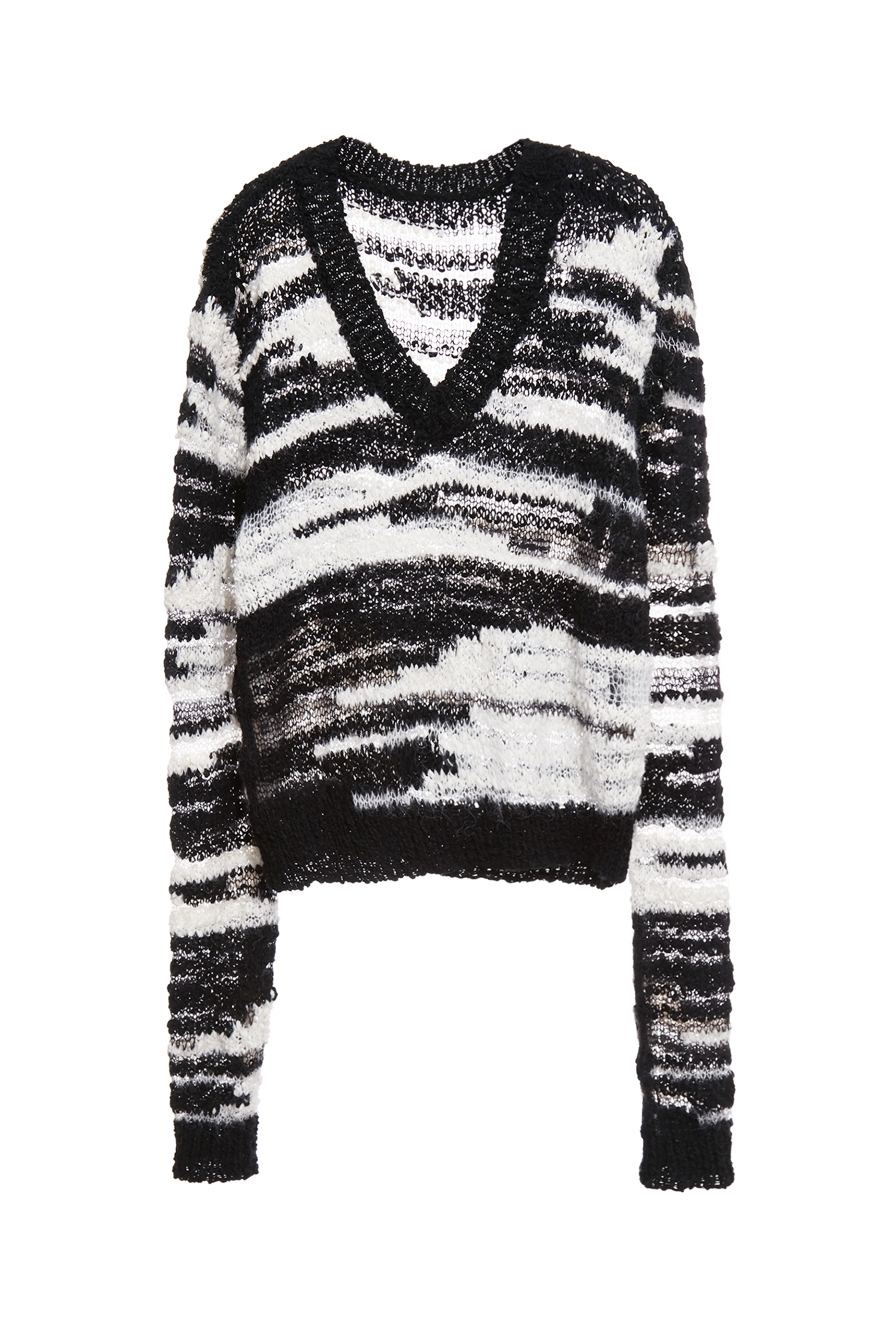 黑白V領針織上衣黑白引它夏V領針織單品,V領上衣,上班OL穿搭,上衣,條紋,秋冬穿搭,約會特輯,針織,針織上衣,針織衫