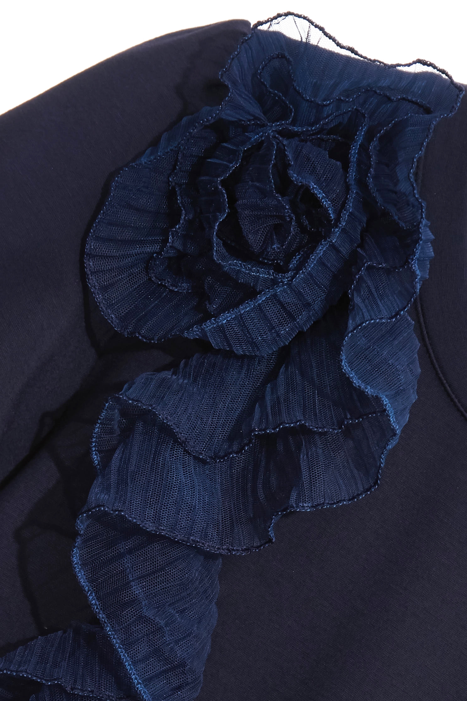 手工車花造型Ｔ恤上衣手工車花造型Ｔ恤上衣,T恤,上班OL穿搭,上衣,秋冬穿搭,簡約穿搭,約會特輯,花花世界