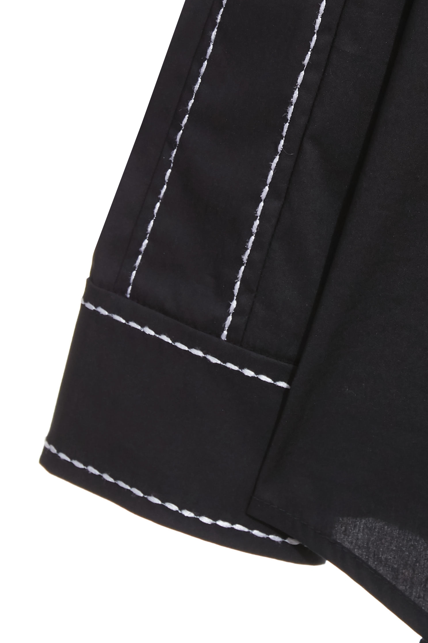 綴裝飾線半襟襯衫綴裝飾線半襟襯衫,上班OL穿搭,上衣,秋冬穿搭,襯衫