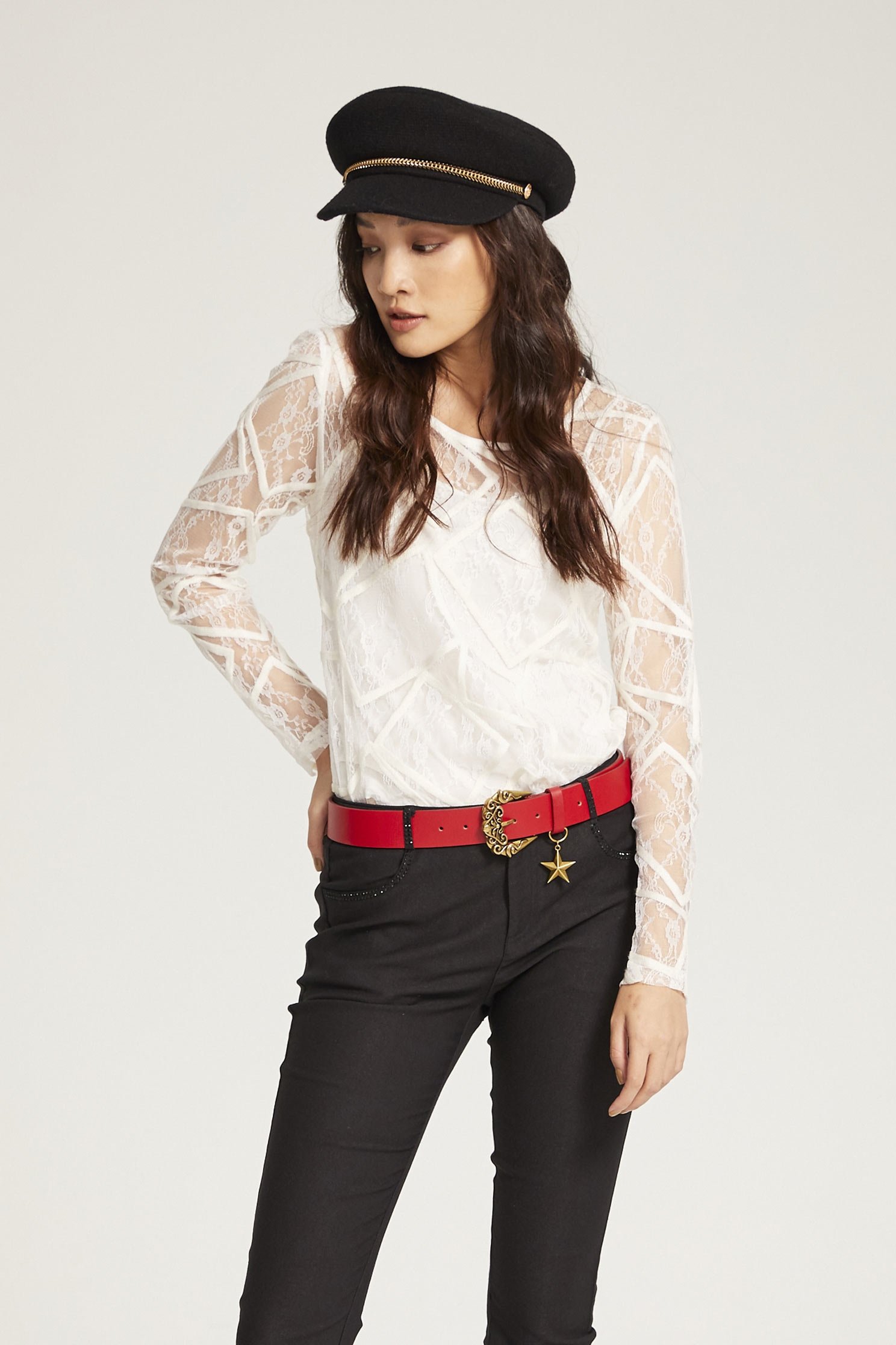 Lace Long Sleeve Top,top,whitetop,lace,lacedtop,longsleevetop