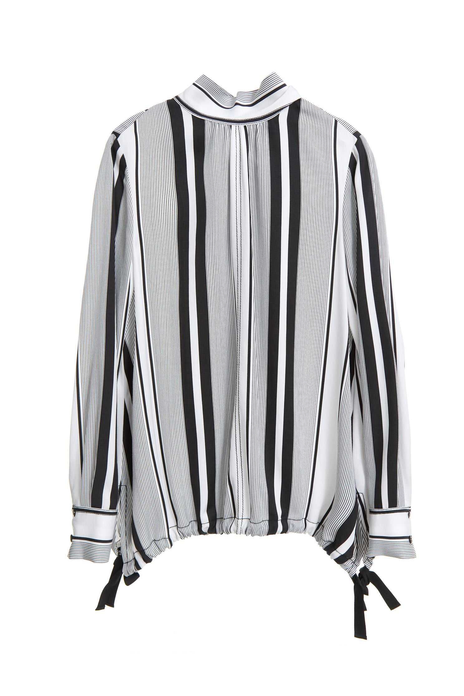INVERTED LAPEL COLLAR top,Top,Rayon,Long top,長袖上衣