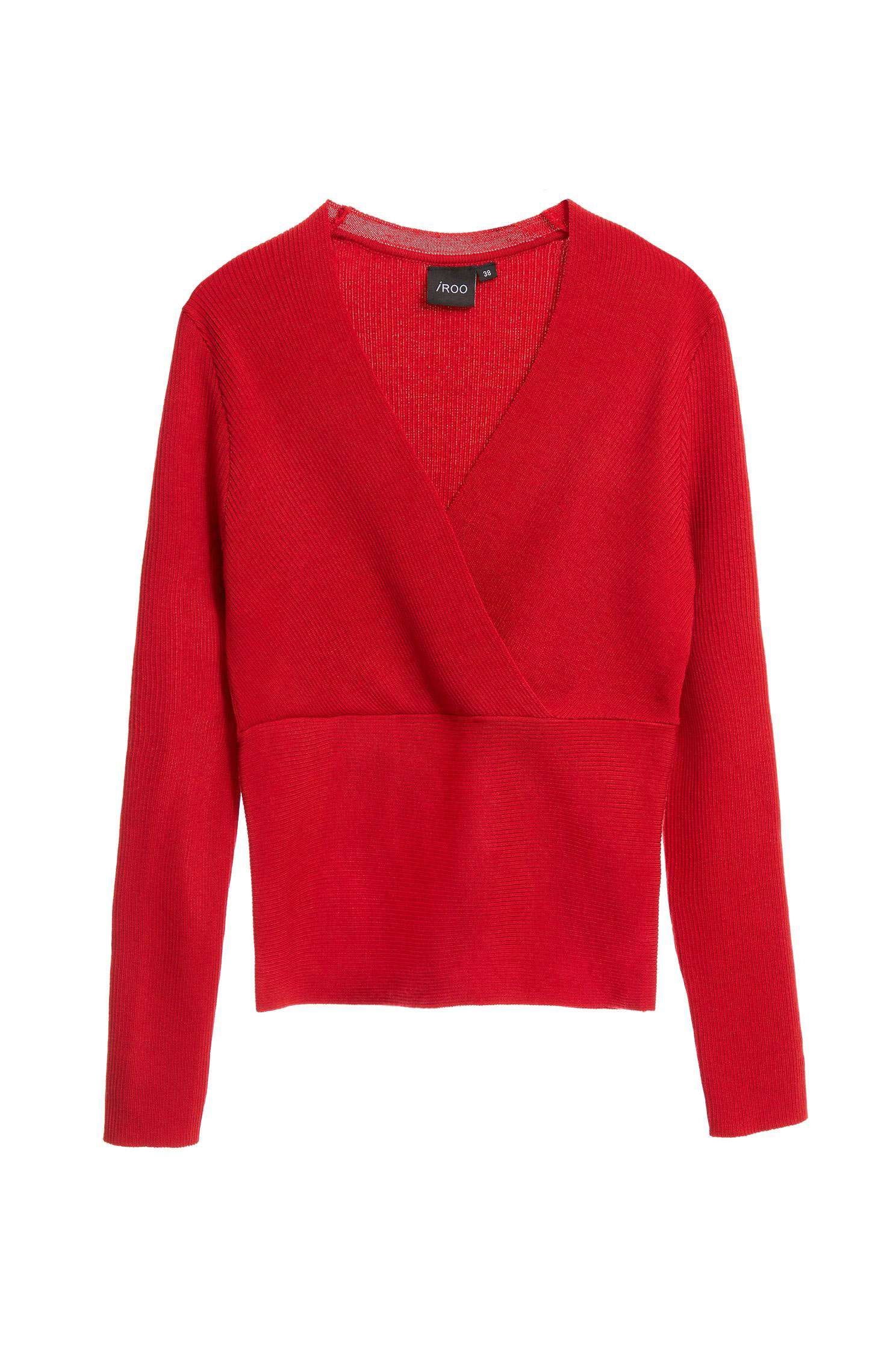 Sexy slim knitwear,V-neck top,knitting,Knitted top,Knitted Top,長袖上衣