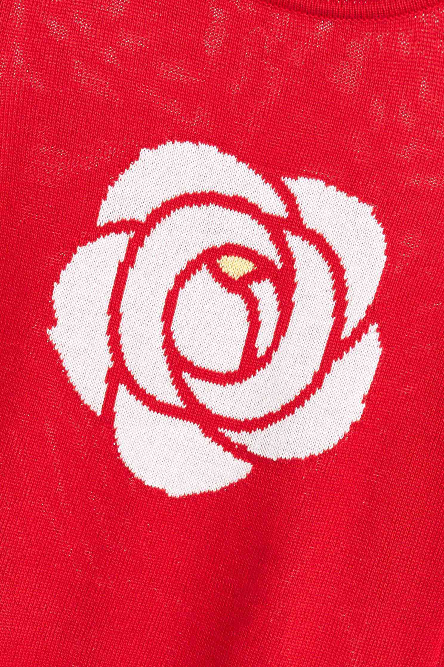 A rose sweater,圓領上衣,knitting,Knitted top,Knitted Top,長袖上衣,黑色上衣