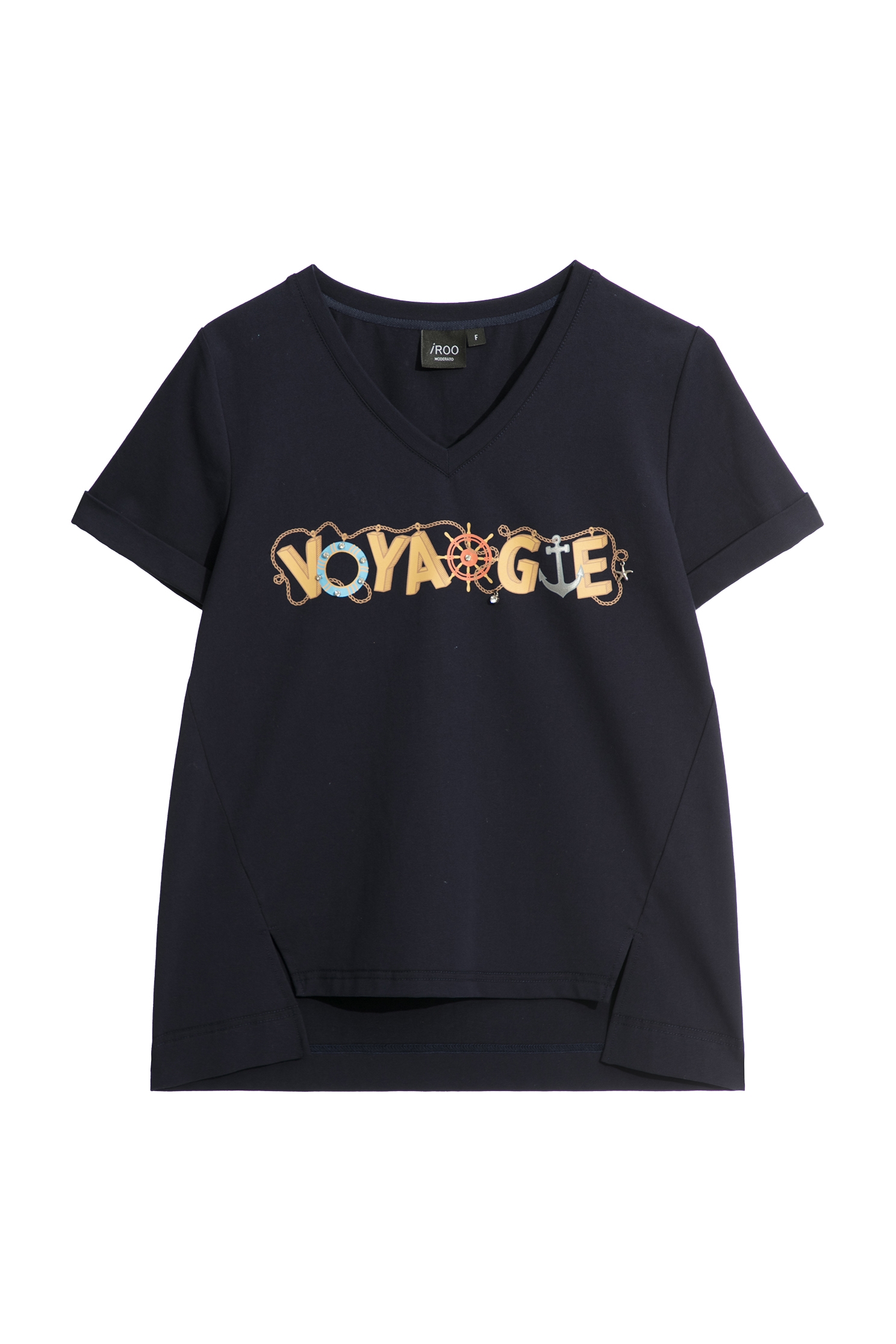 海軍藍童趣英文字母短袖T海軍藍童趣英文字母短袖T,T-Shirt,上衣,春夏穿搭,純棉