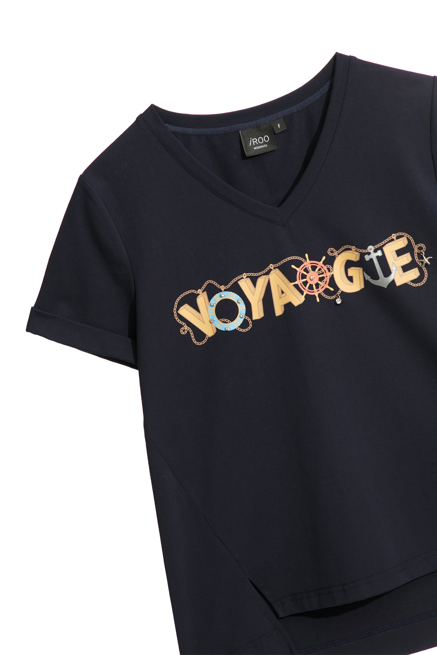 海軍藍童趣英文字母短袖T海軍藍童趣英文字母短袖T,T-Shirt,上衣,春夏穿搭,純棉