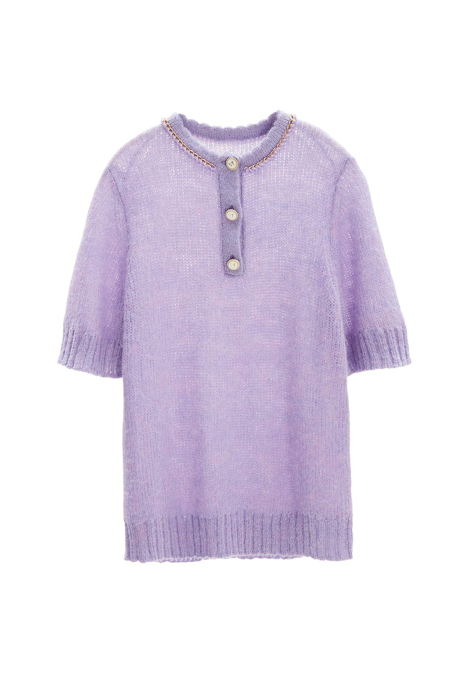 銀河丁香紫毛海針織銀河丁香紫毛海針織,上衣,春夏穿搭,約會特輯,針織,針織衫