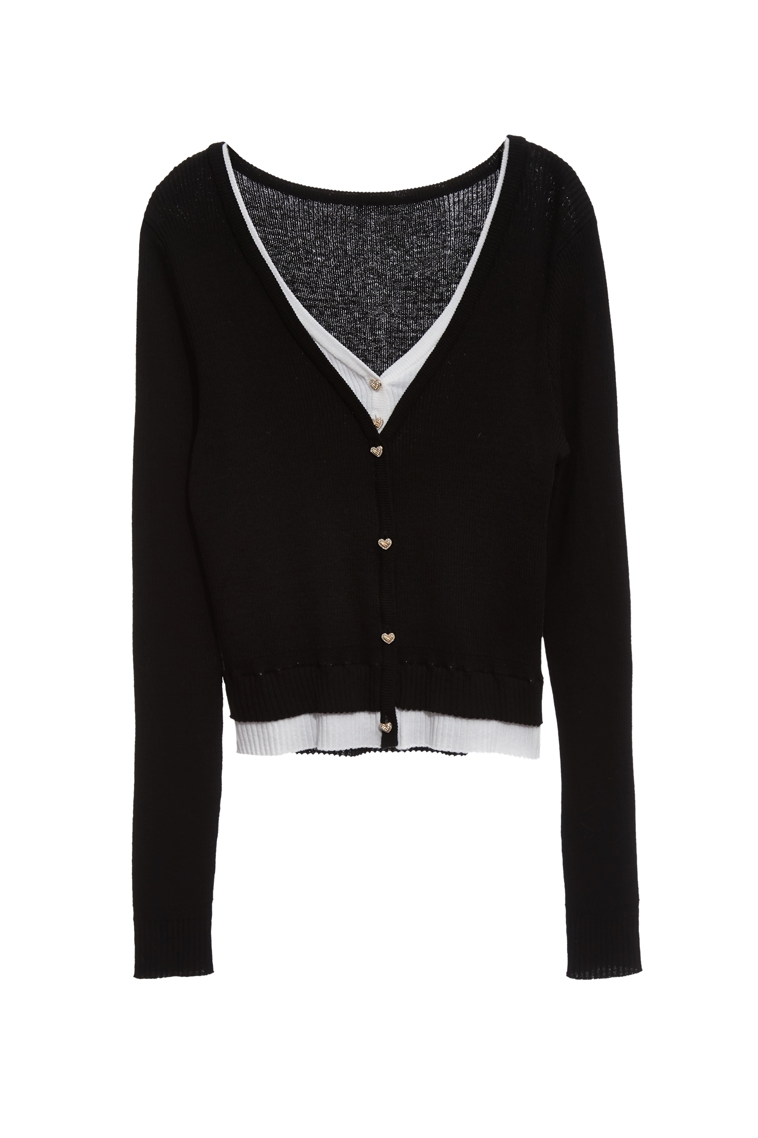 顯瘦黑白假兩件式V領針織單品顯瘦黑白假兩件式V領針織單品,上班OL穿搭,人氣商品,秋冬穿搭,約會特輯,針織,針織衫