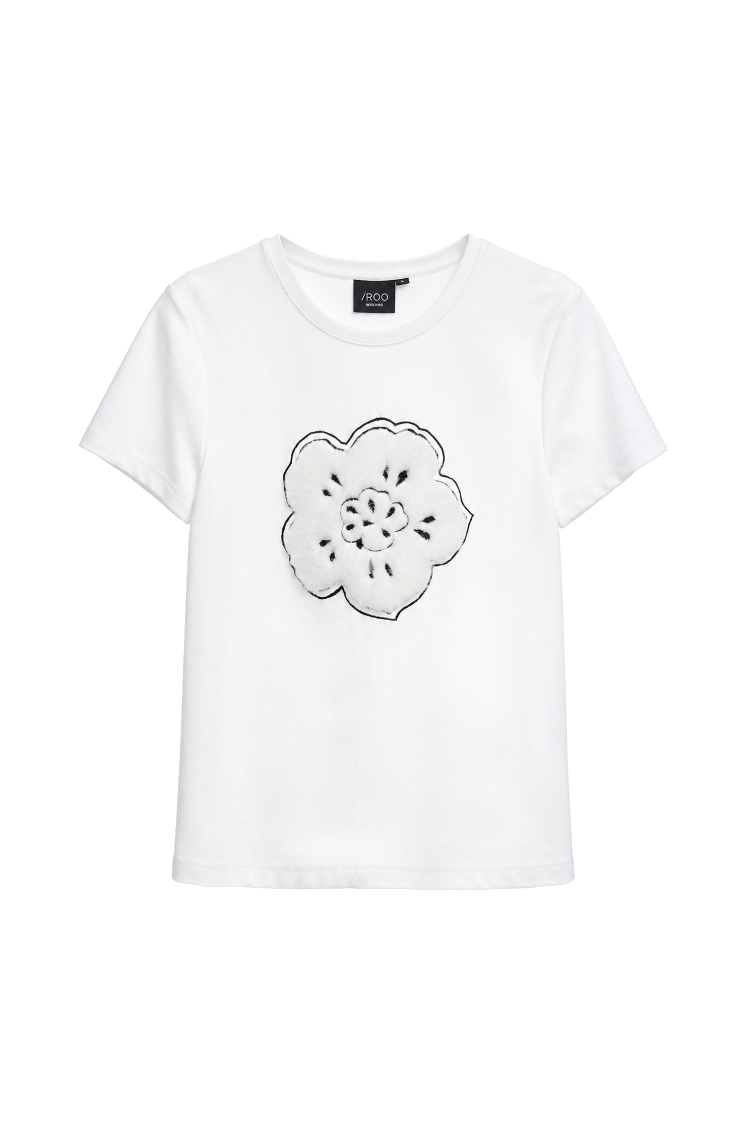雪絨花語單品上衣雪絨花語單品上衣,T-Shirts,圓領上衣,女裝上衣,白色上衣,秋冬穿搭