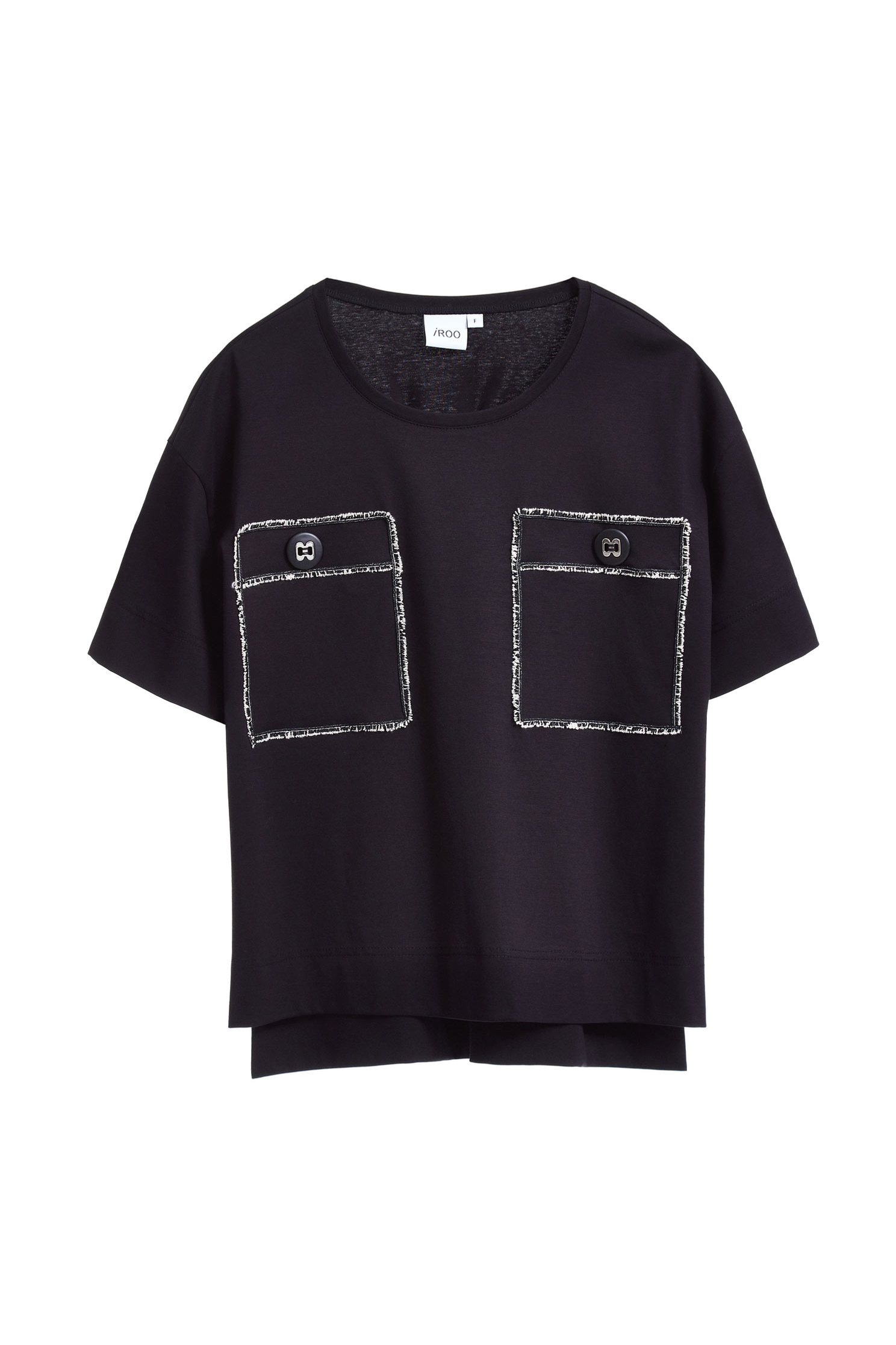 Simplicity class top,t-shirt,top,roundnecktop,shortsleevetop,cotton,blacktop