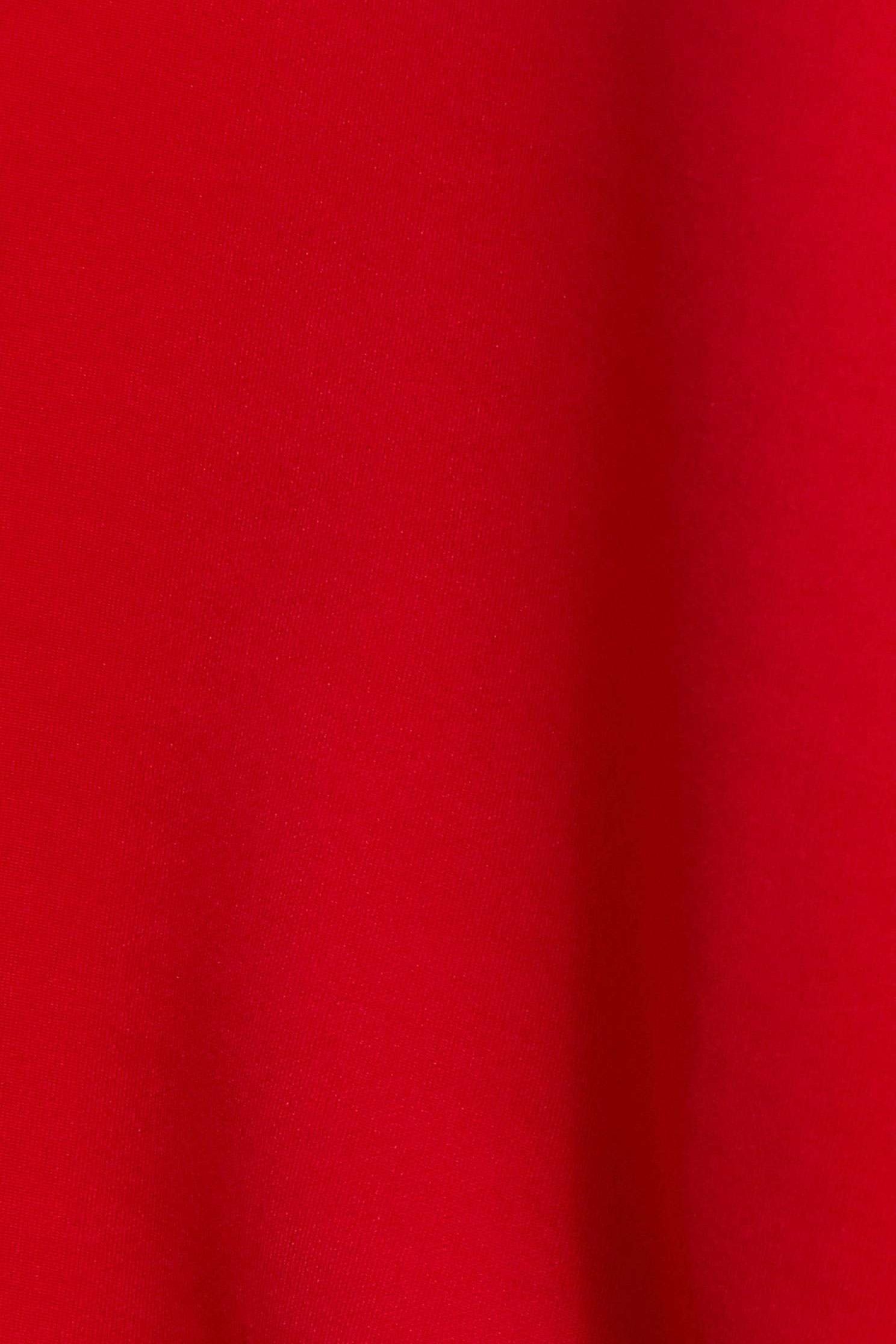 Embroidered printed red guard,top,embroidery,embroideredtop,roundnecktop,embroidered,embroideredtop,longsleevetop