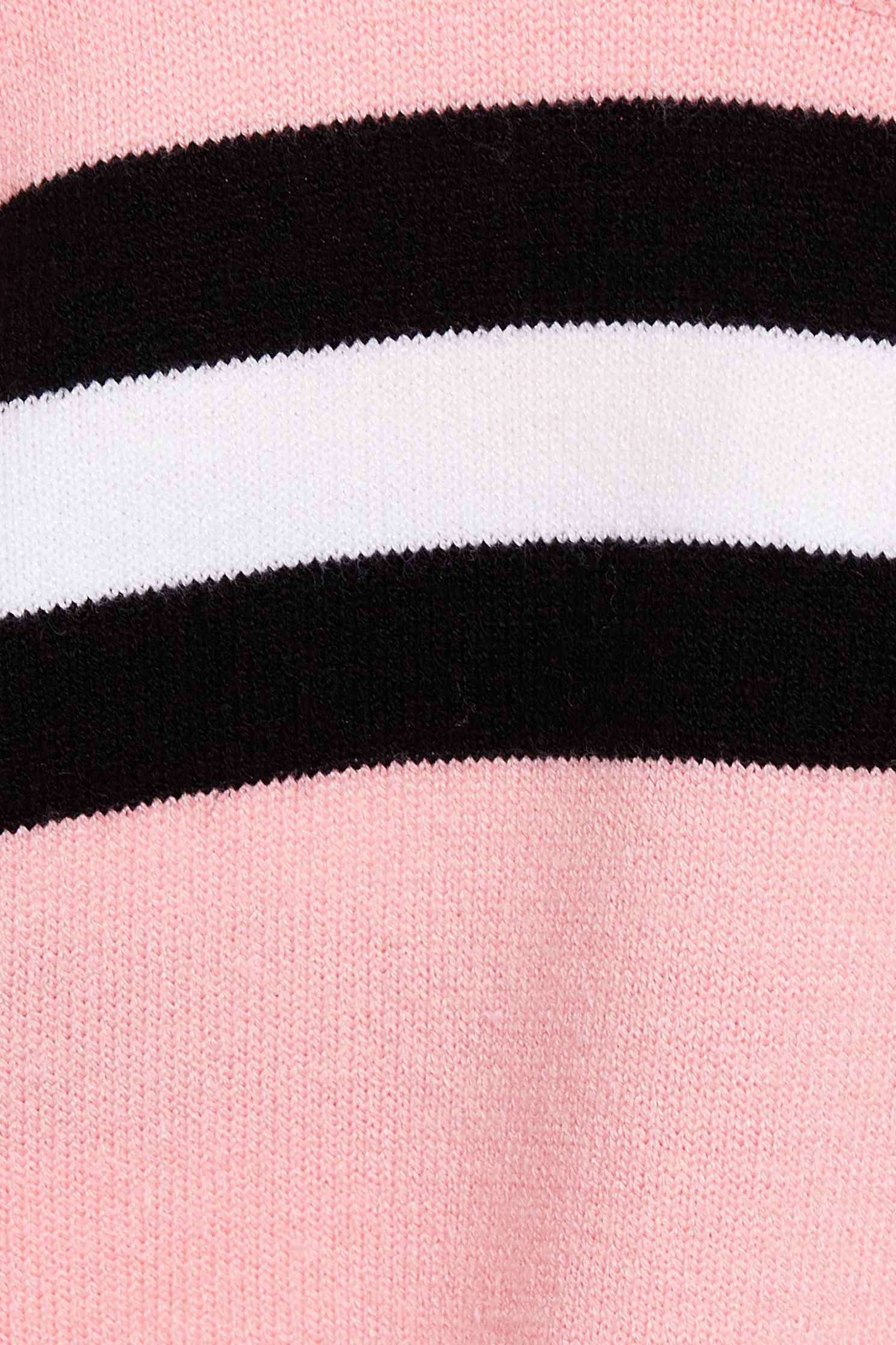 Round-necked striped long-sleeved knit sweater,top,roundnecktop,knitting,knittedtop,knittedtop,longsleevetop