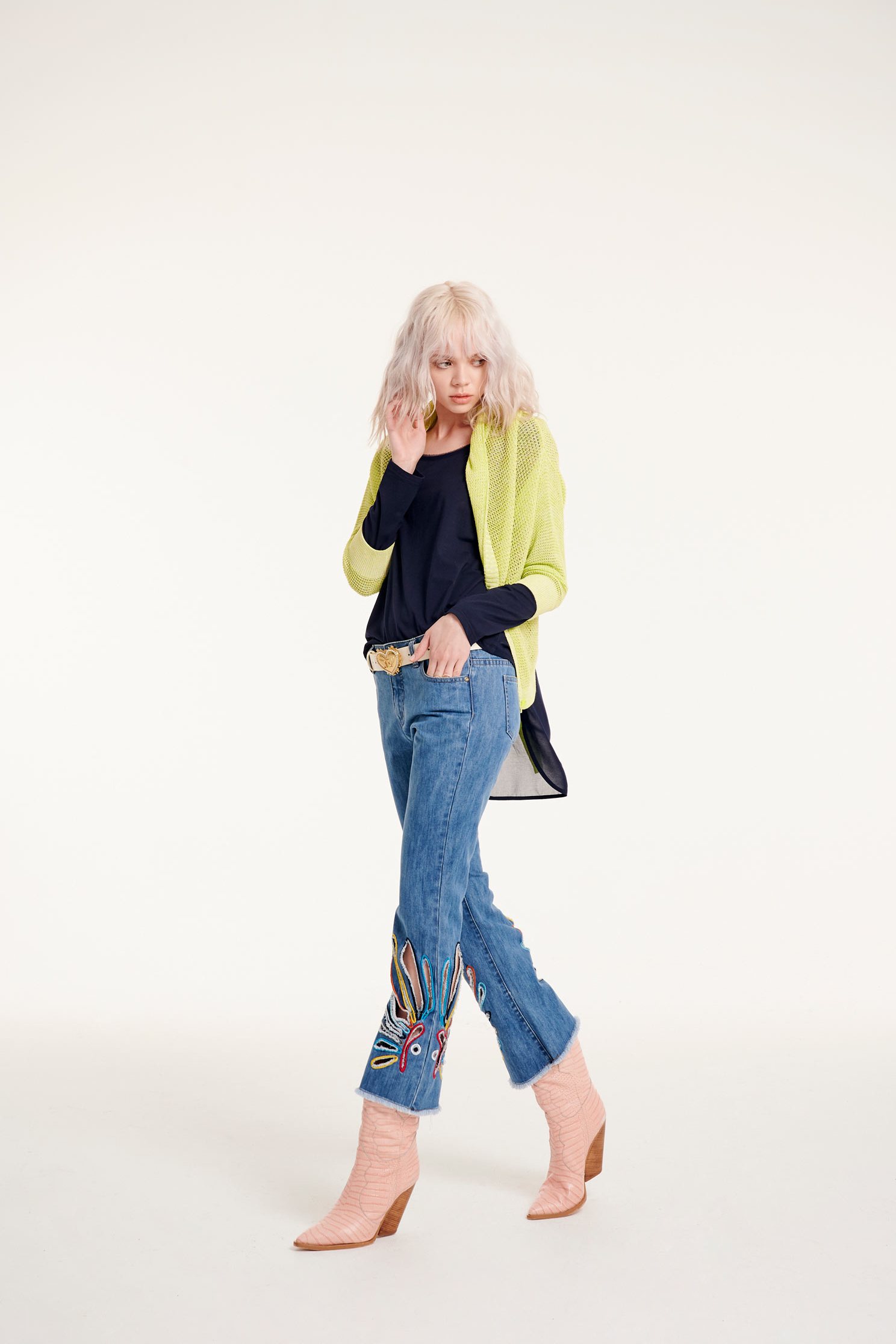 Navy Textured Top,top,roundnecktop,see-throughtop,longsleevetop,chiffon,chiffontop
