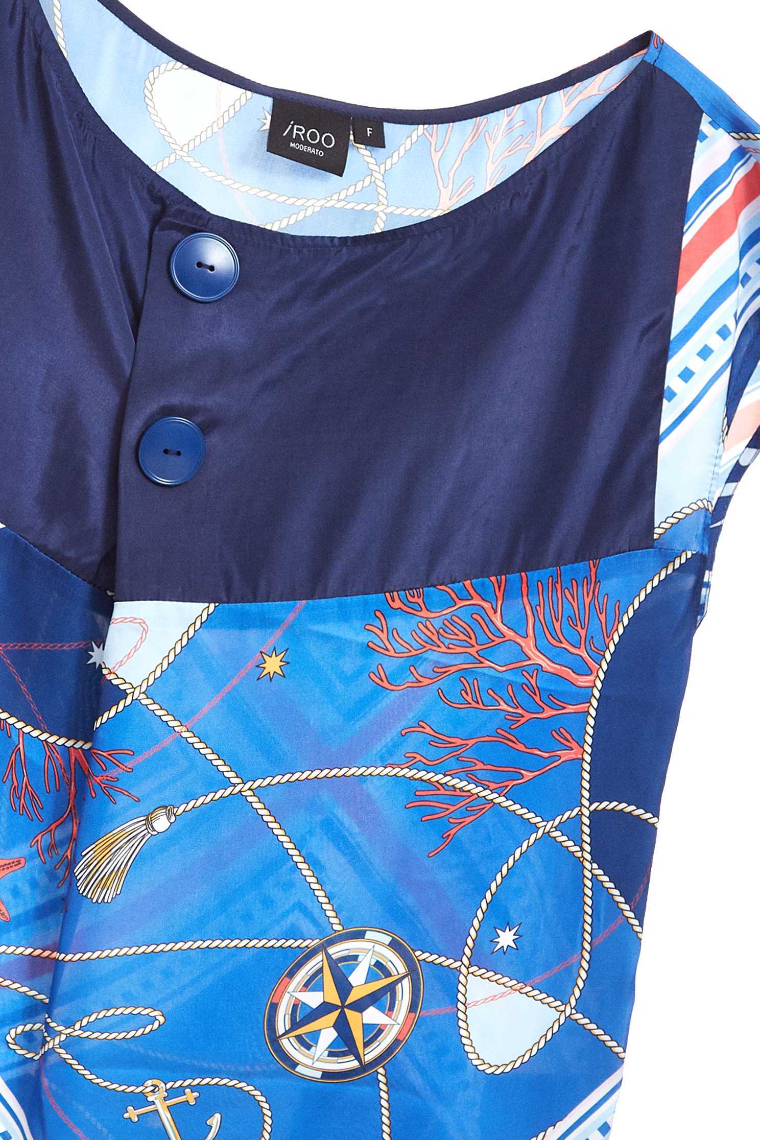 Ocean sytle fashion top,top,roundnecktop,shortsleevetop