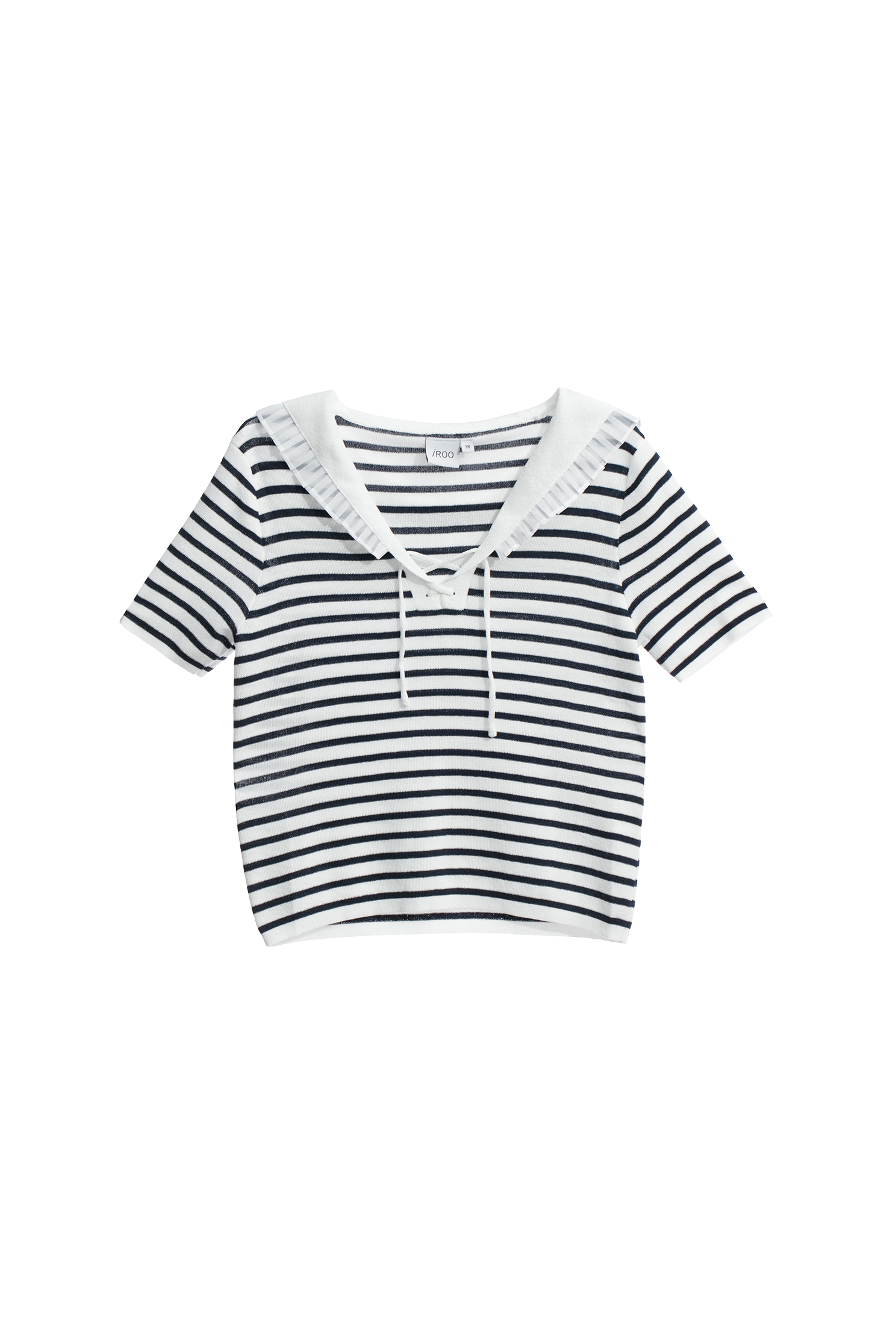 渡假配色條水手風上衣渡假配色條水手風上衣,上衣,春夏穿搭,條紋,約會特輯,針織,針織衫