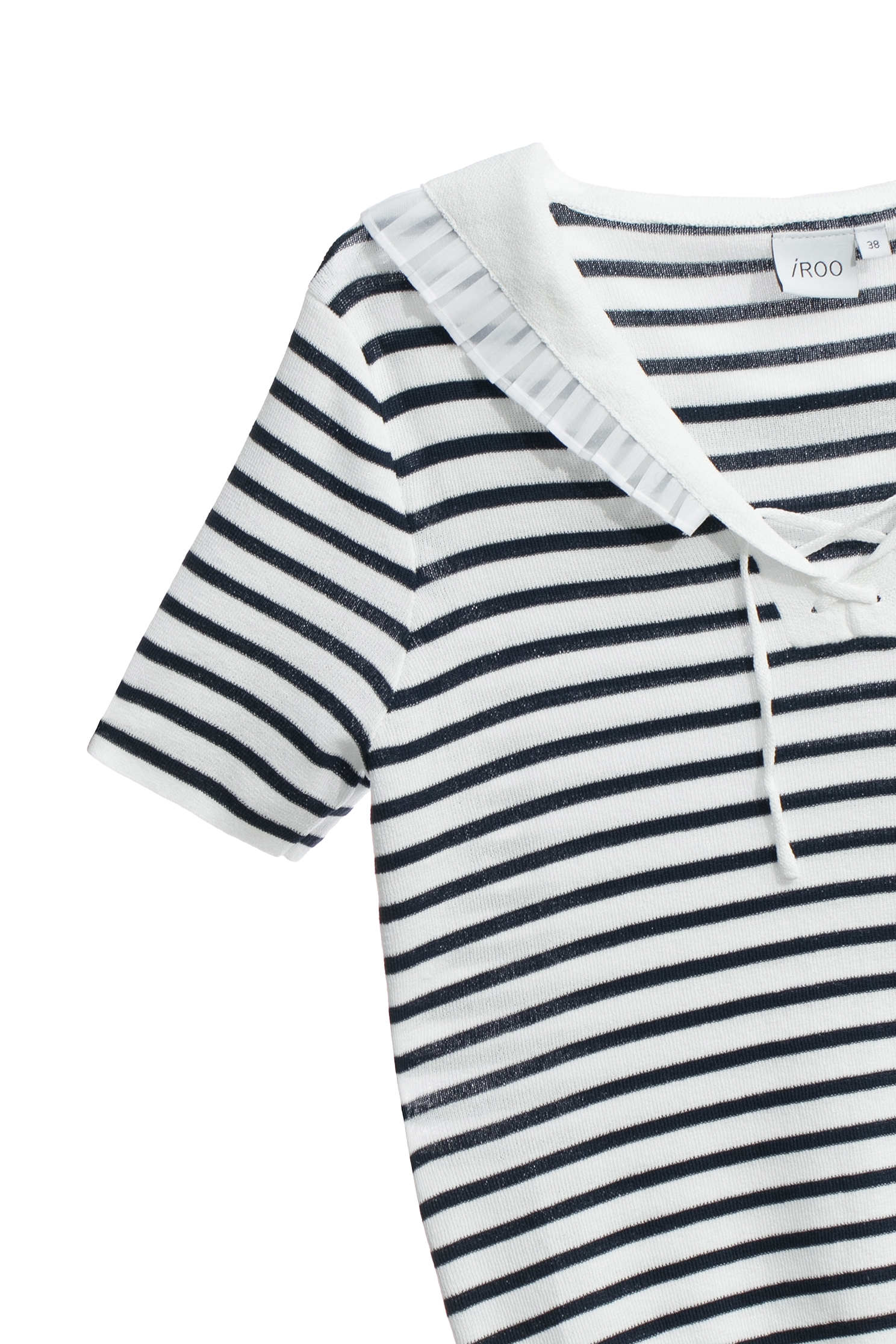 渡假配色條水手風上衣渡假配色條水手風上衣,上衣,春夏穿搭,條紋,約會特輯,針織,針織衫