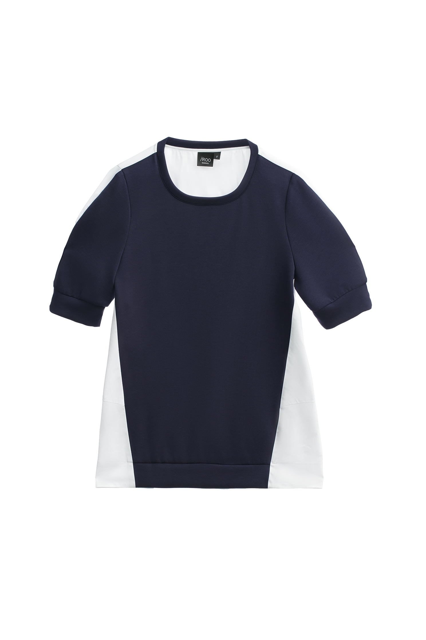 空氣布剪接襯衫布繭型上衣空氣布剪接襯衫布繭型上衣,上衣,春夏穿搭,白色上衣