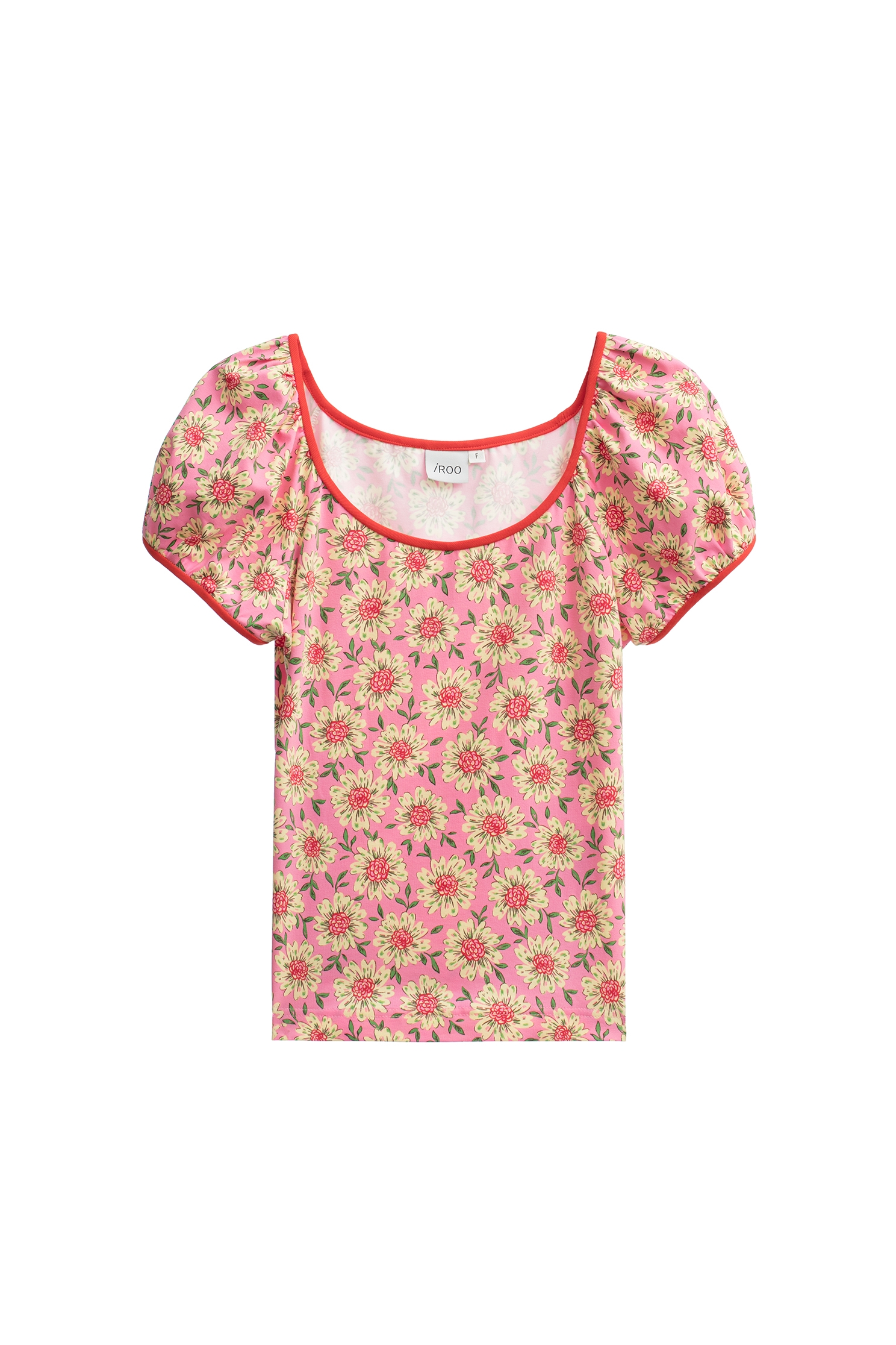 織錦渡假風印花Ｔ恤織錦渡假風印花Ｔ恤,上衣,春夏穿搭,花花世界