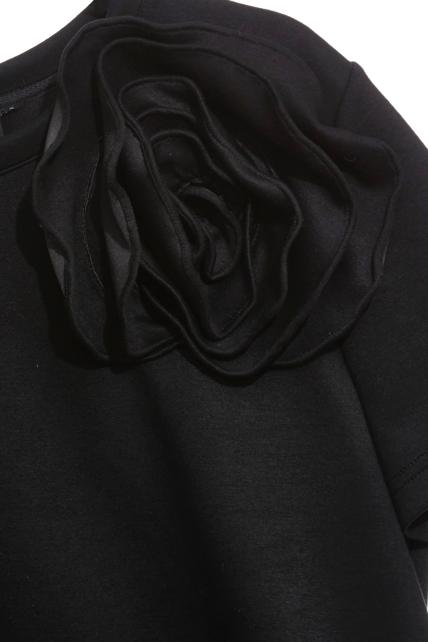 黑玫瑰繞花短袖單品黑玫瑰繞花短袖單品,上班OL穿搭,上衣,春夏穿搭,約會特輯,花花世界