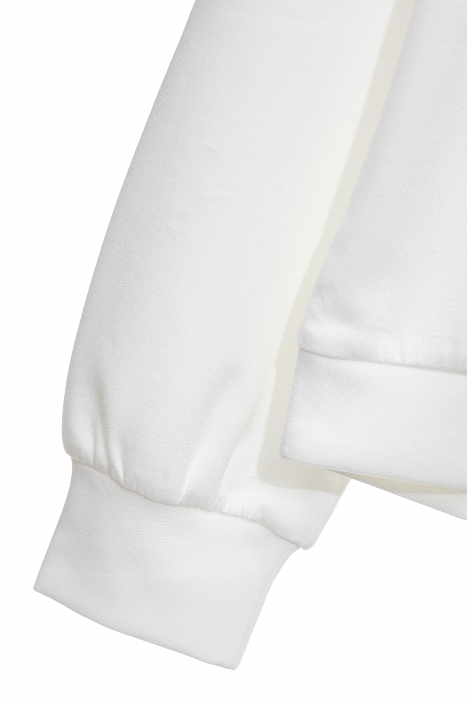 綴梅花鹿刺繡連帽上衣綴梅花鹿刺繡連帽上衣,上衣,刺繡,春夏穿搭,白色上衣