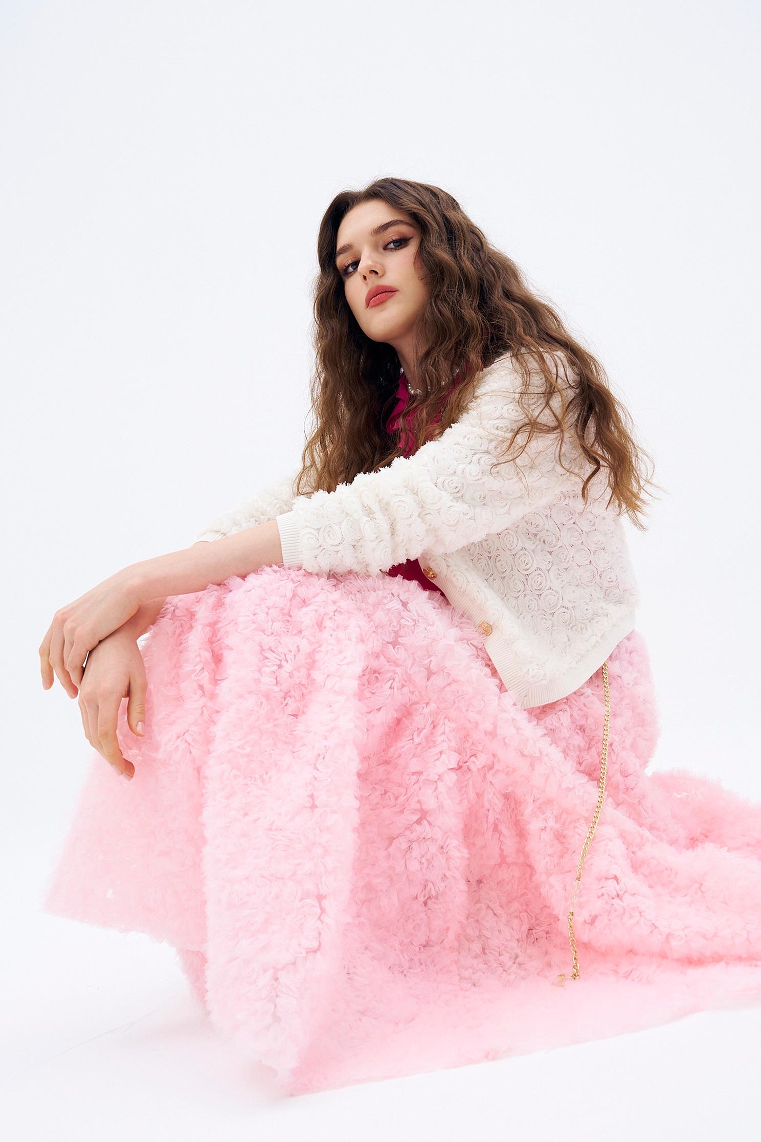 小香風立體茶花外套小香風立體茶花外套,一般外套,外套,小香風,毛呢花呢,秋冬穿搭