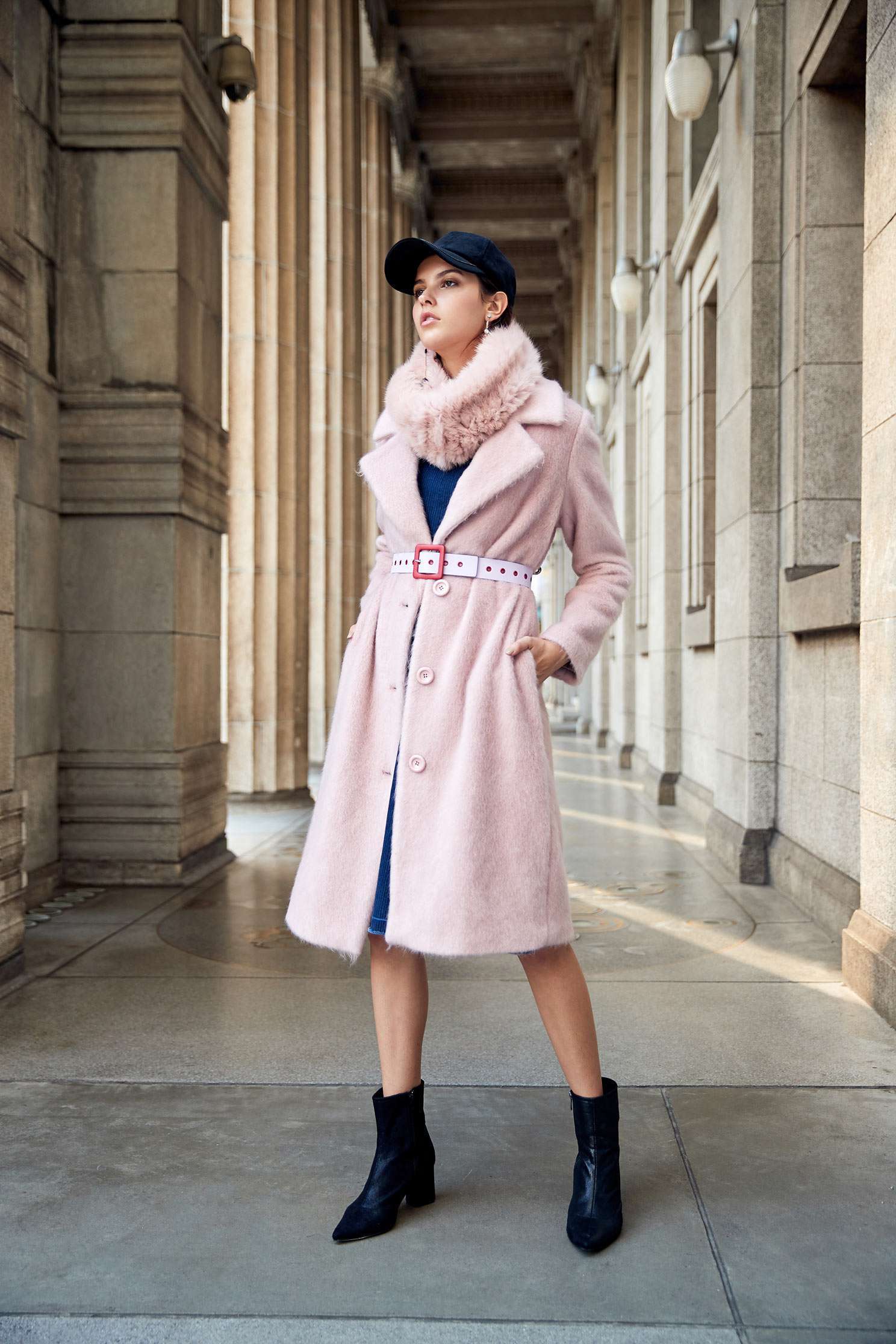 pink ladies popular pairy coat,外套,Long Coat,long coat,長袖外套
