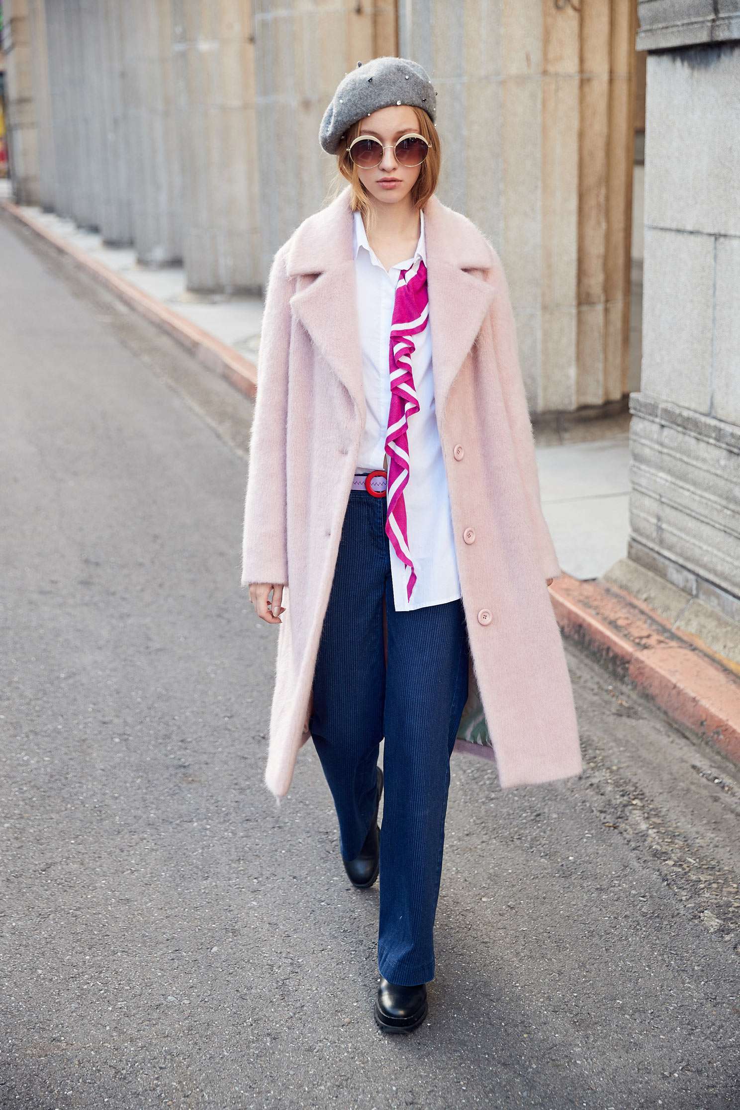 pink ladies popular pairy coat,外套,Long Coat,long coat,長袖外套